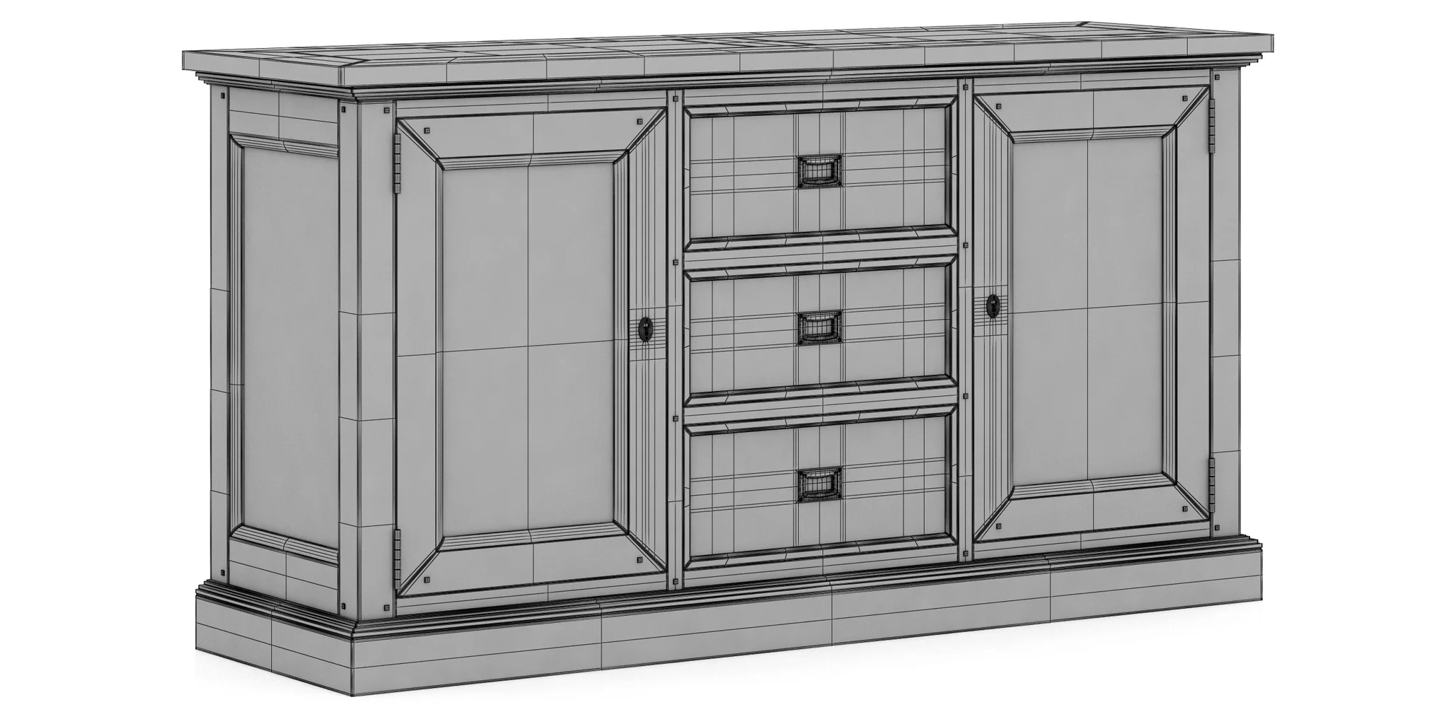 Dantone Home Oxford Drawer — 3D model preview 17
