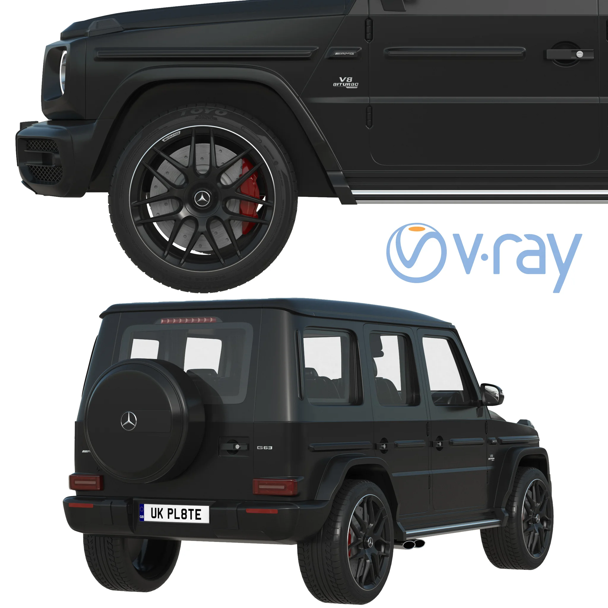 Mercedes Benz AMG G63, 3D model preview 1