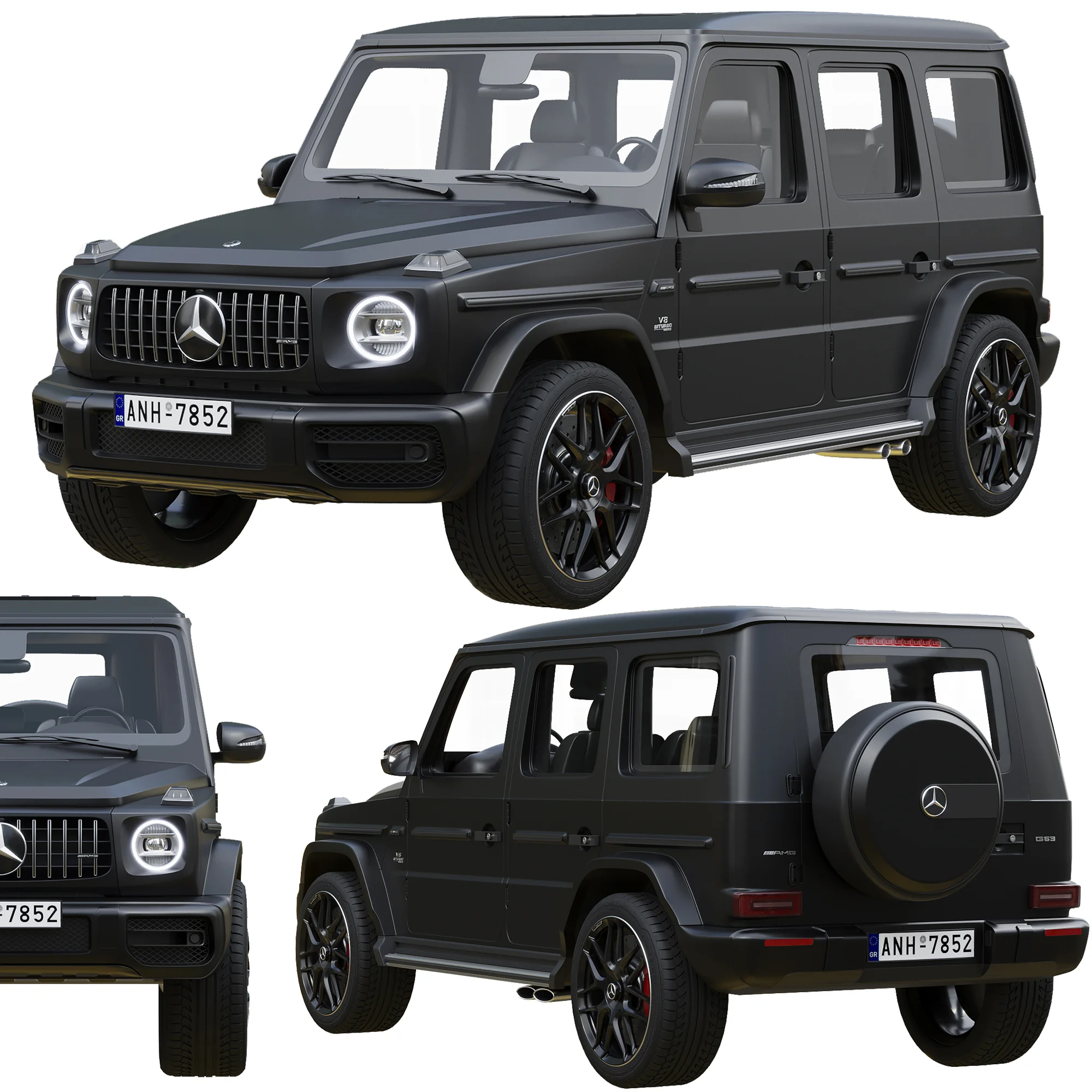 Mercedes Benz AMG G63, 3D model preview 19