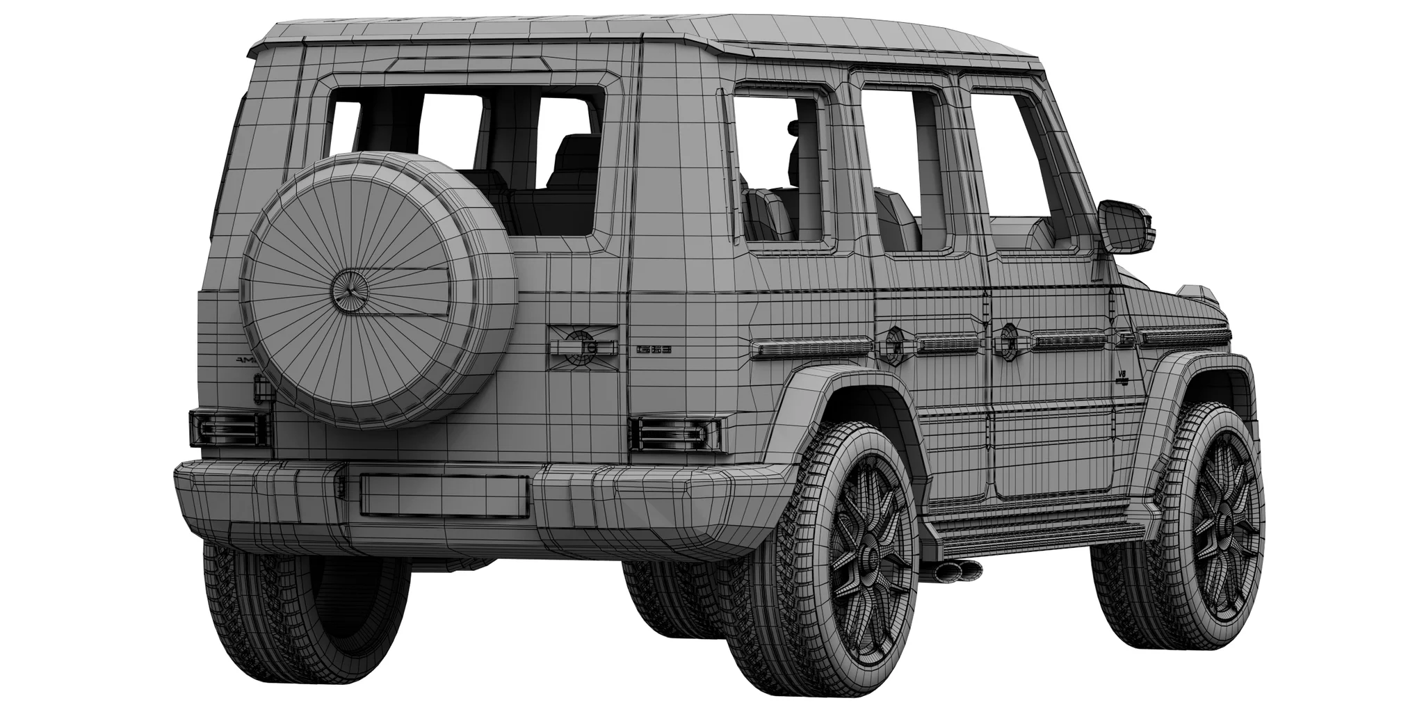 Mercedes Benz AMG G63, 3D model preview 20