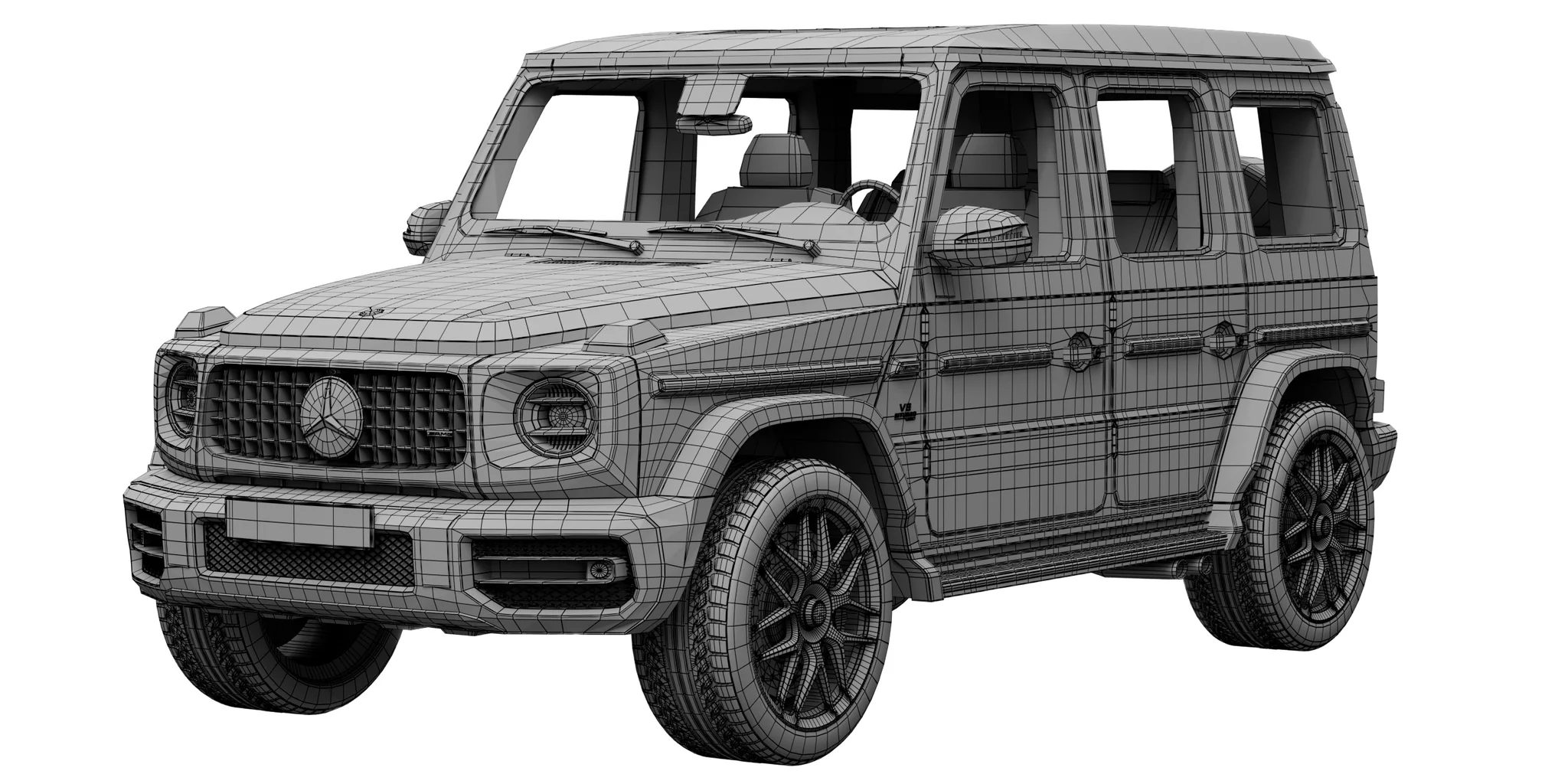 Mercedes Benz AMG G63, 3D model preview 22