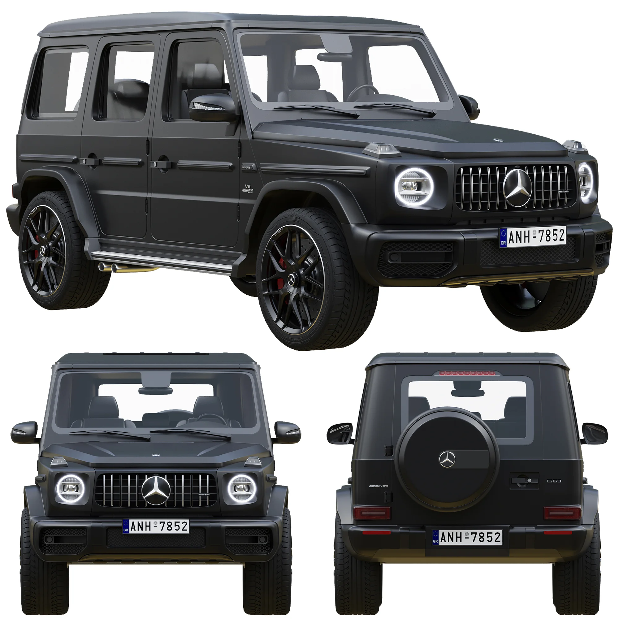 Mercedes Benz AMG G63, 3D model preview 25