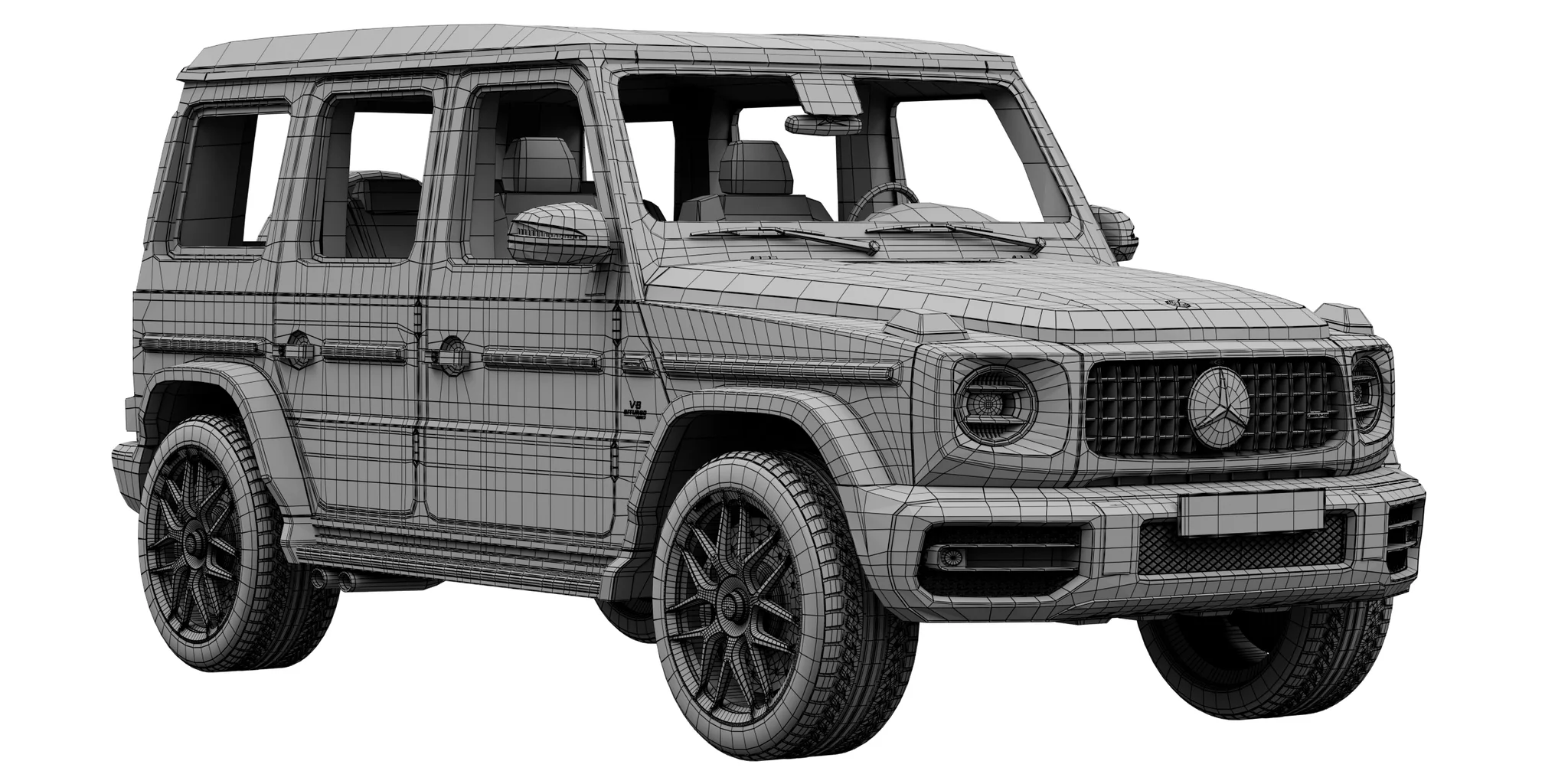 Mercedes Benz AMG G63, 3D model preview 26