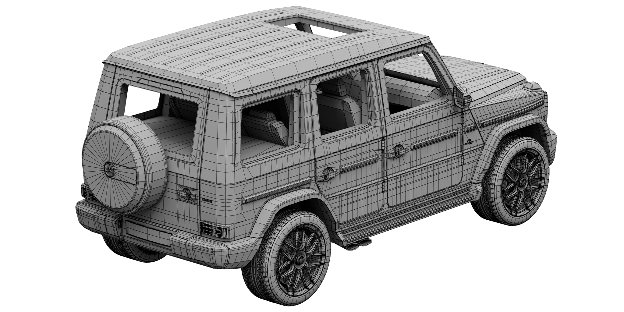 Mercedes Benz AMG G63, 3D model preview 39