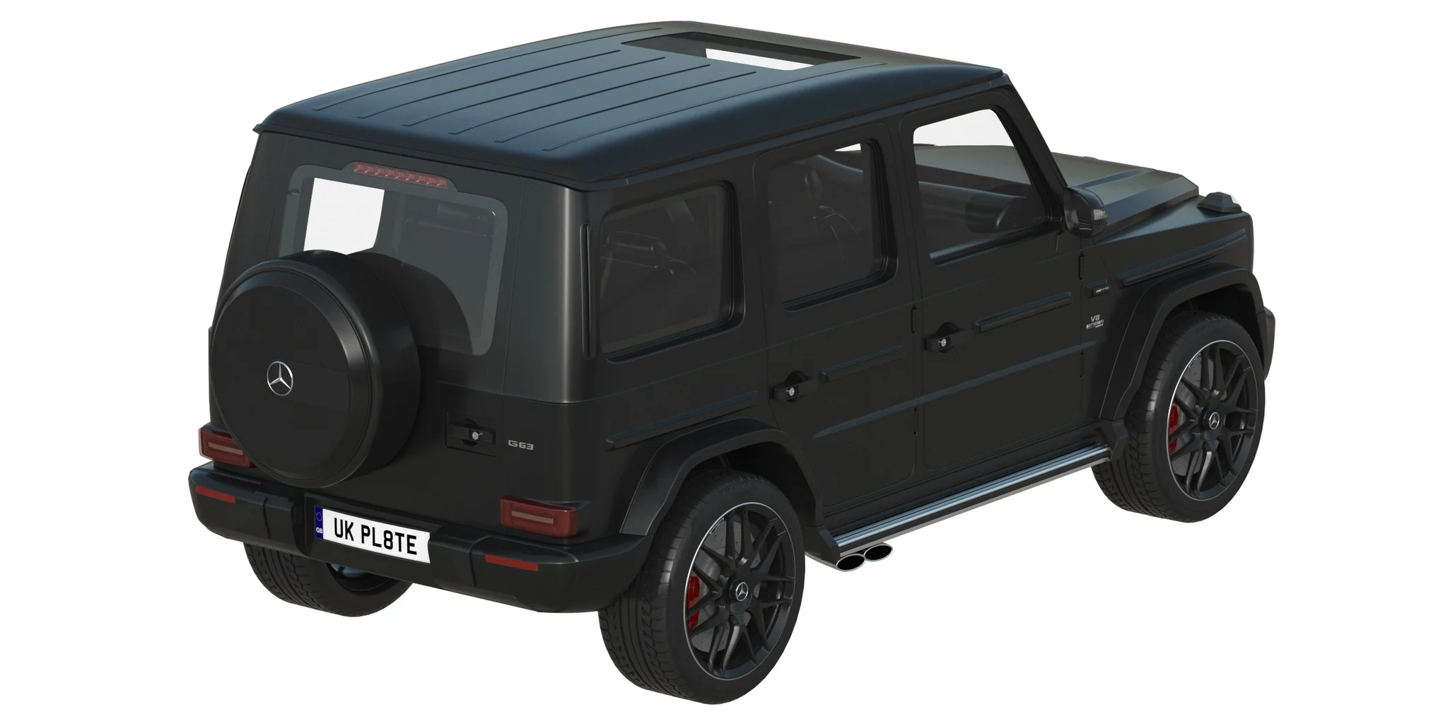 Mercedes Benz AMG G63, 3D model preview 12