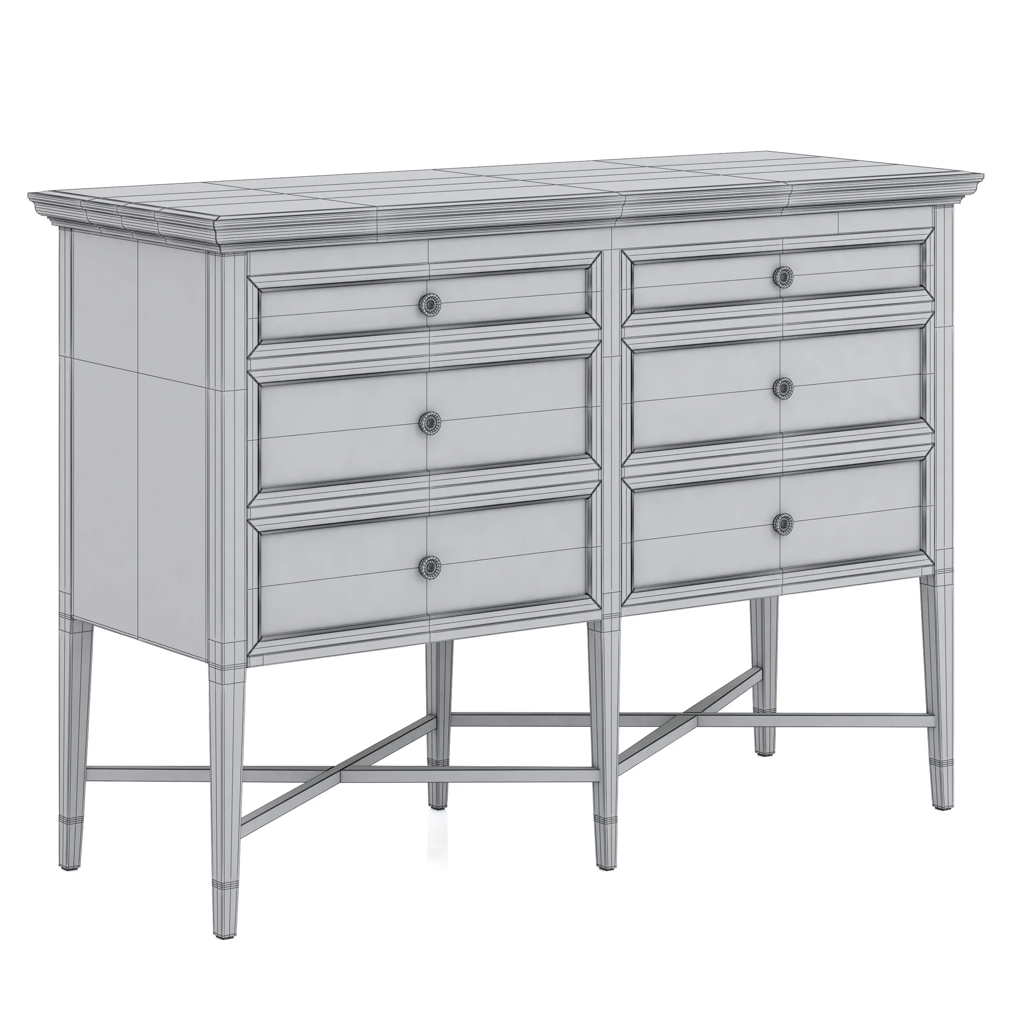 Dantone Home Stafford Drawer — 3D model preview 7