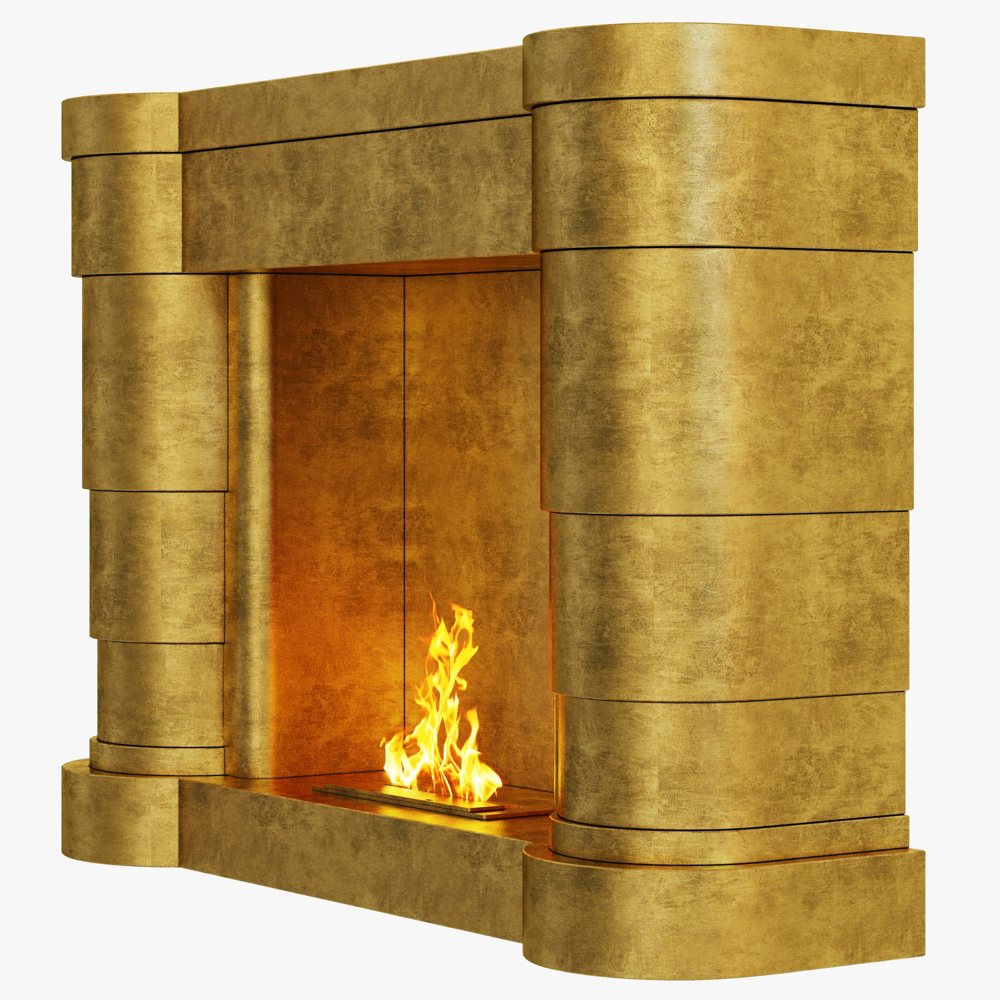 Brabbu Brahma Fireplace — 3D model preview 2