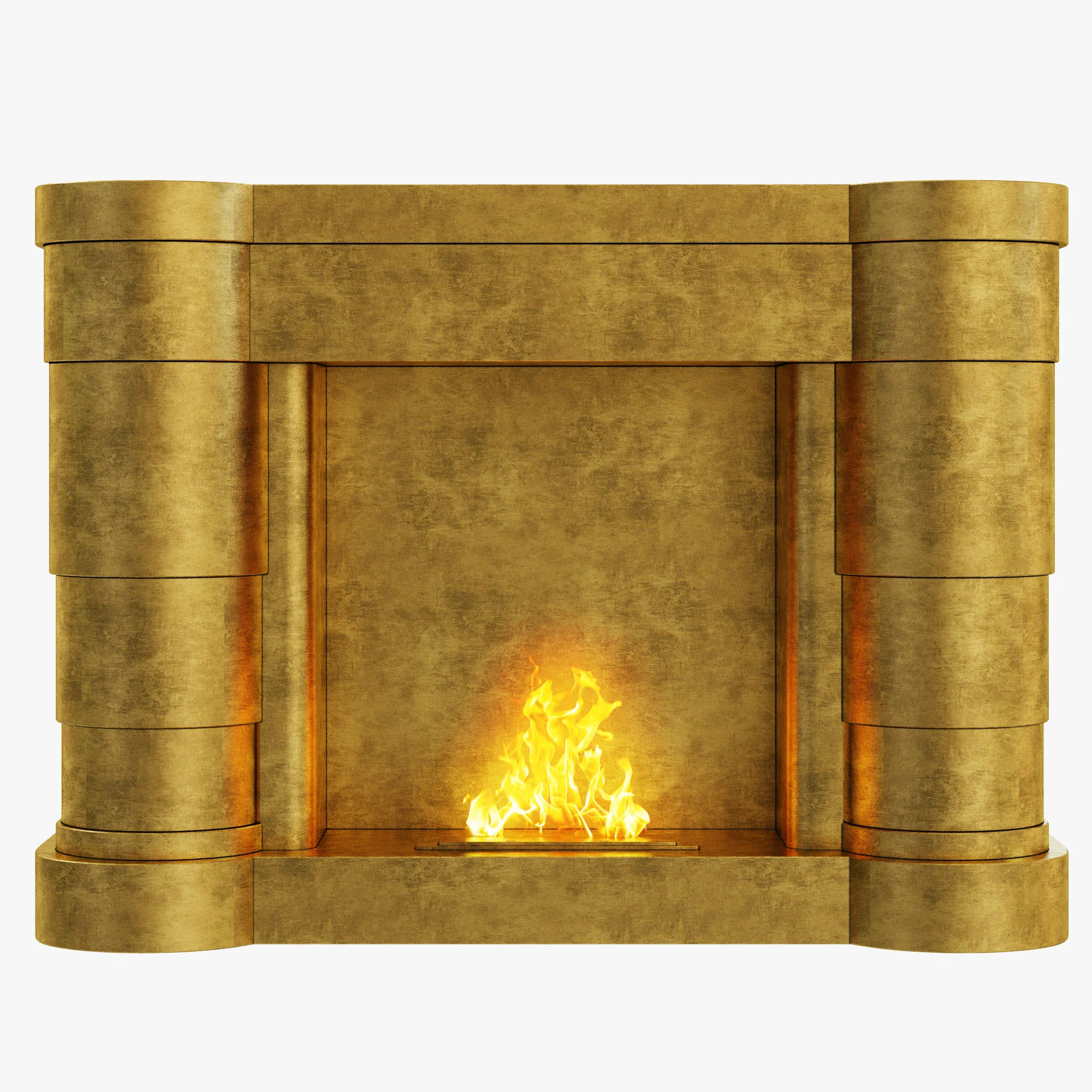 Brabbu Brahma Fireplace — 3D model preview 3