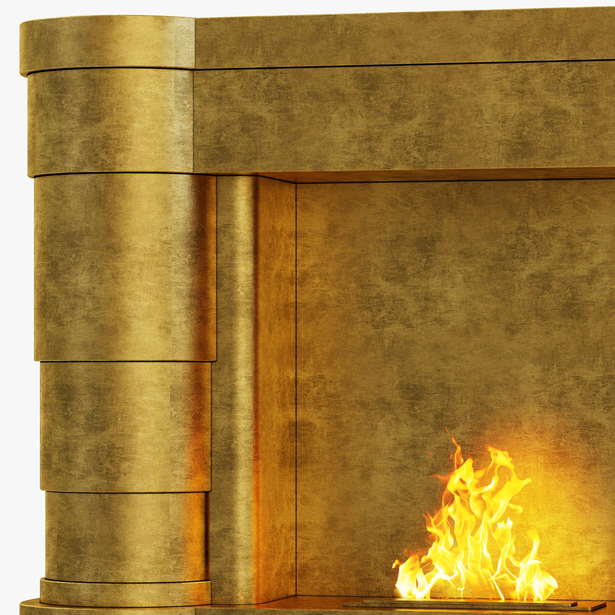 Brabbu Brahma Fireplace — 3D model preview 4