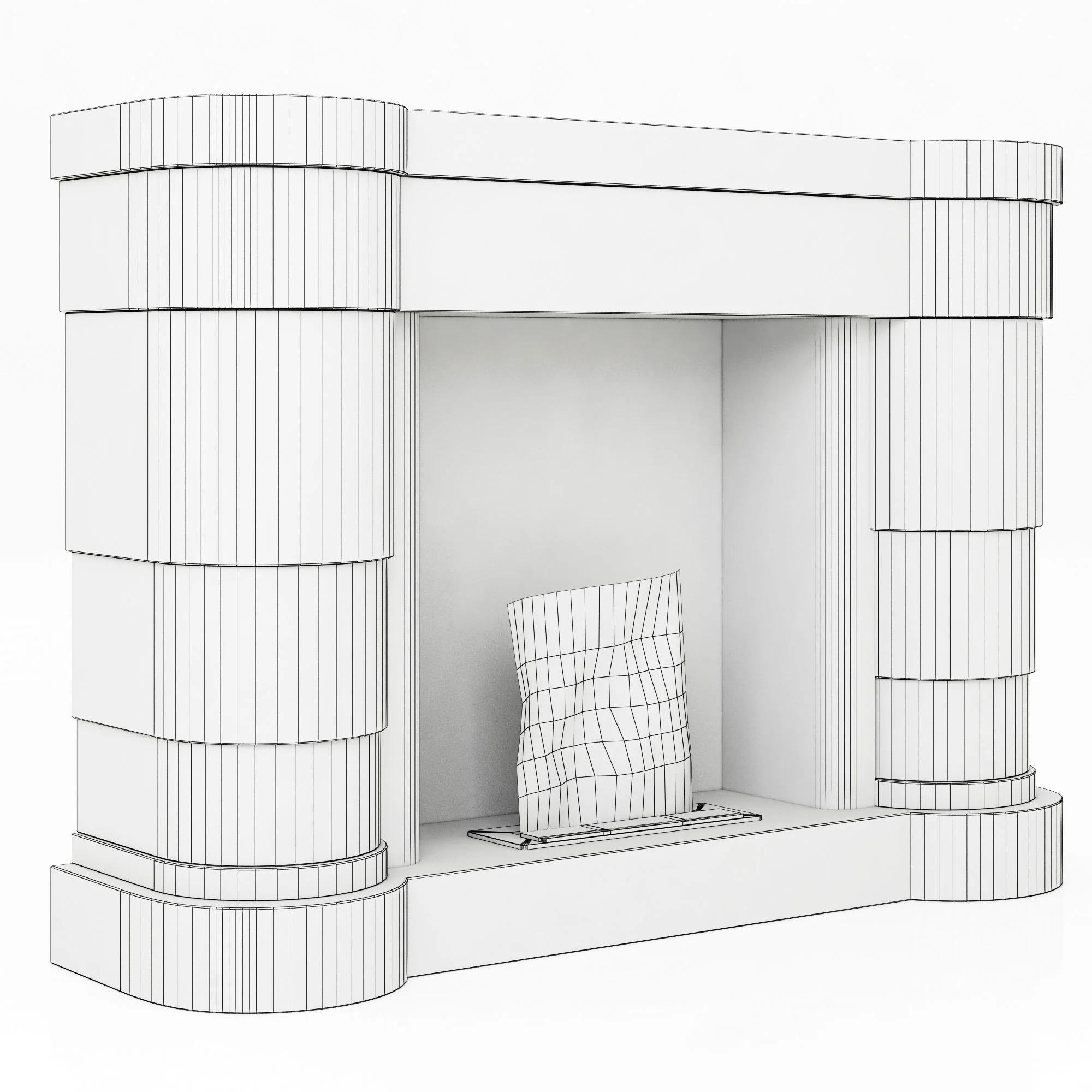 Brabbu Brahma Fireplace — 3D model preview 6