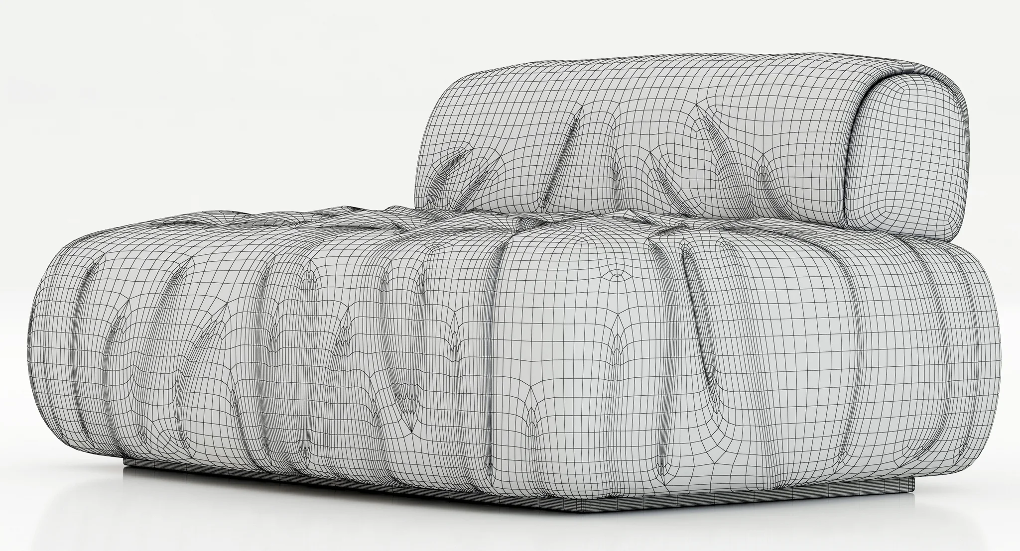 Baxter Mademoiselle Small Sofa — 3D model preview 1