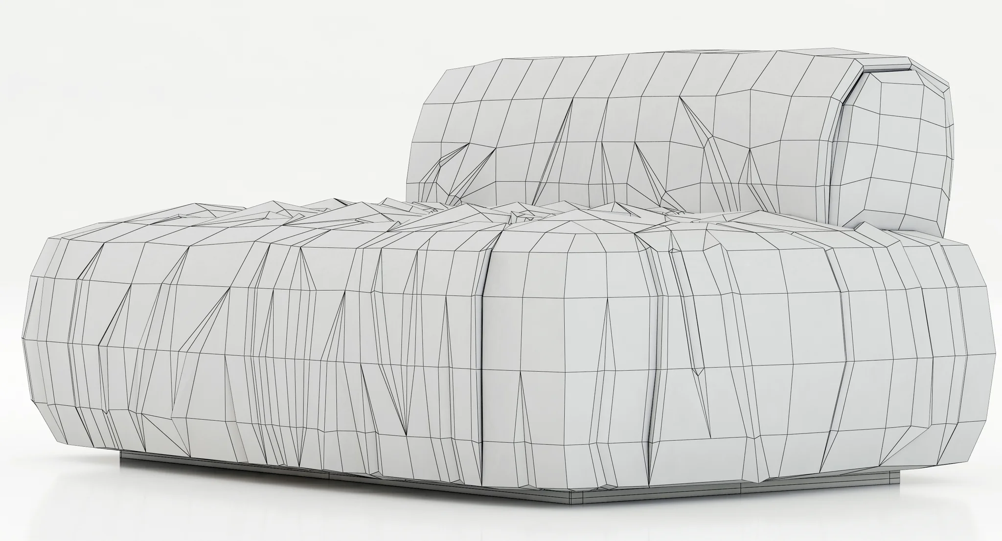 Baxter Mademoiselle Small Sofa — 3D model preview 2