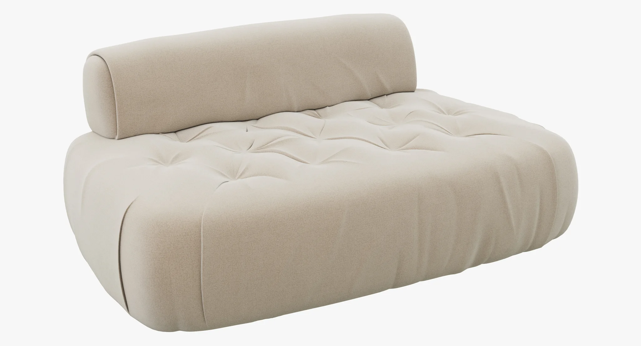 Baxter Mademoiselle Small Sofa — 3D model preview 6