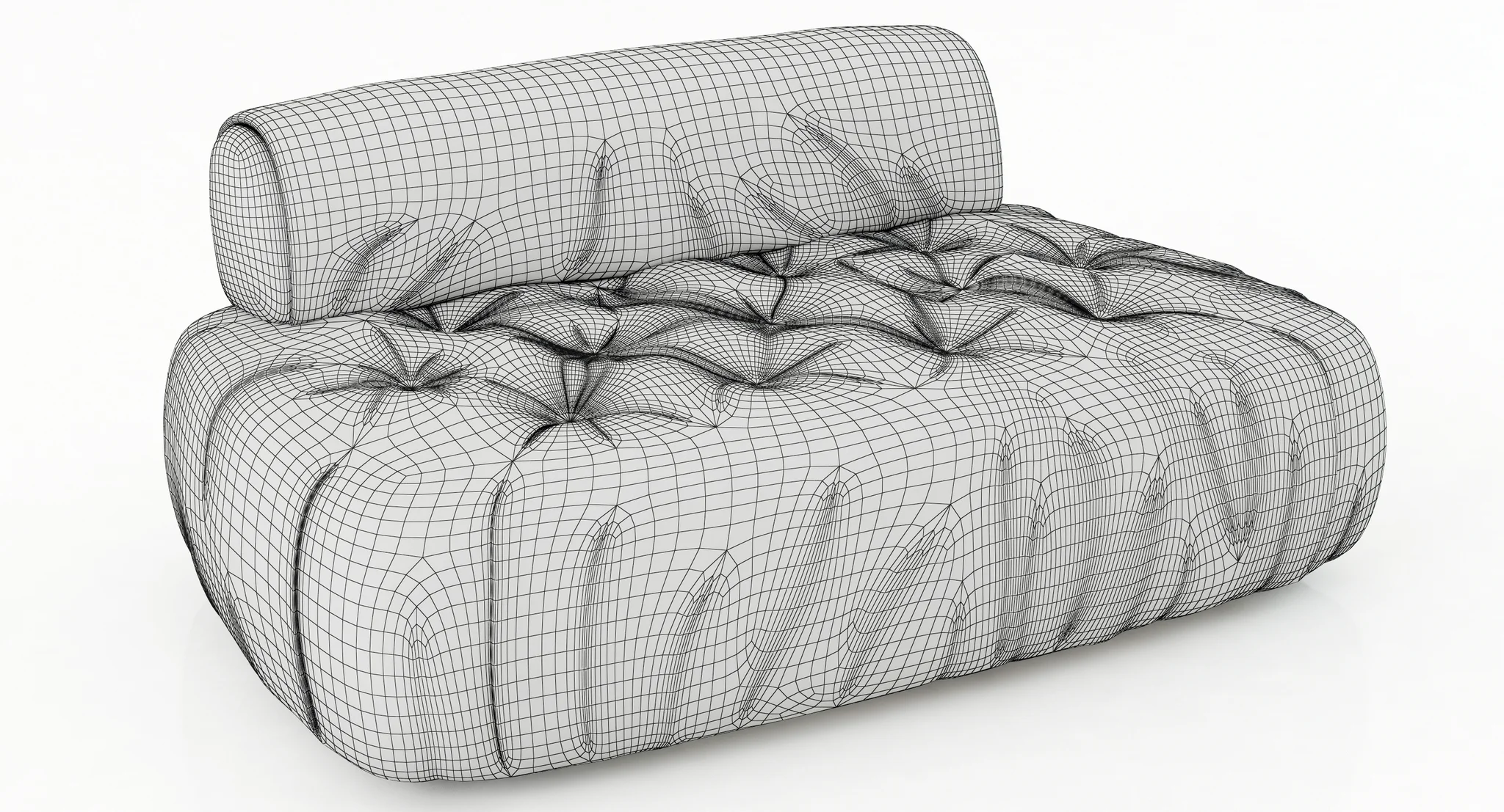 Baxter Mademoiselle Small Sofa — 3D model preview 7
