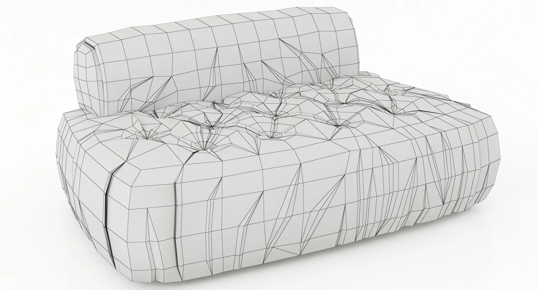 Baxter Mademoiselle Small Sofa — 3D model preview 8