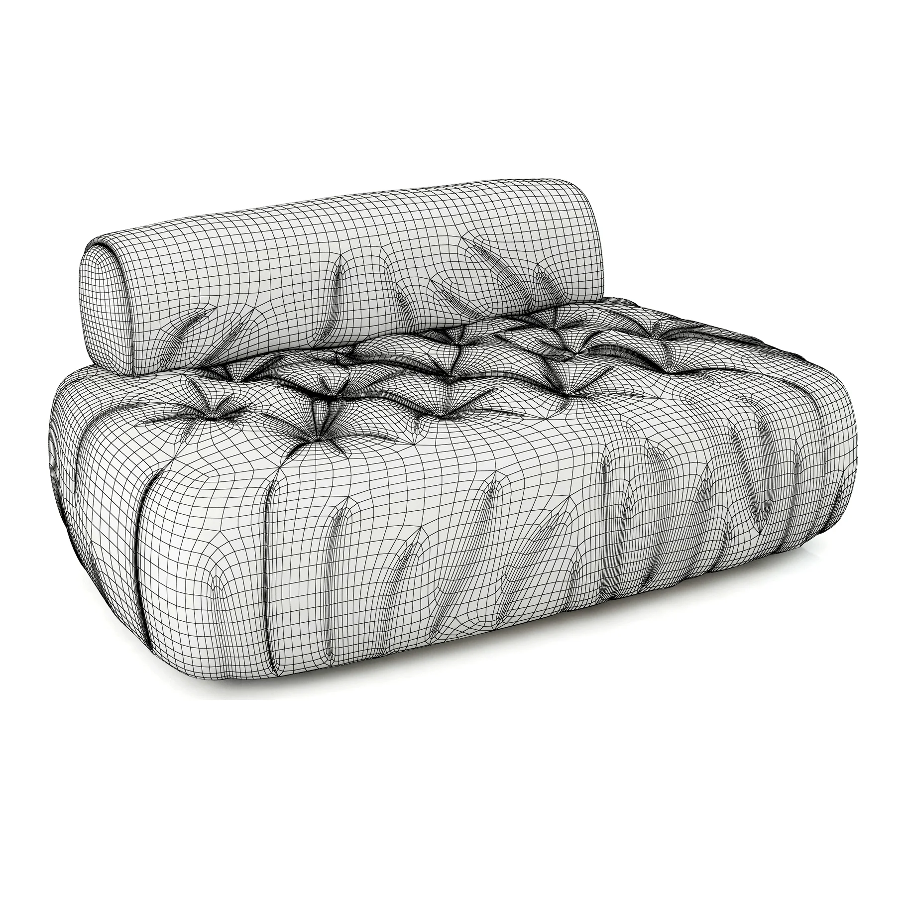Baxter Mademoiselle Small Sofa — 3D model preview 10