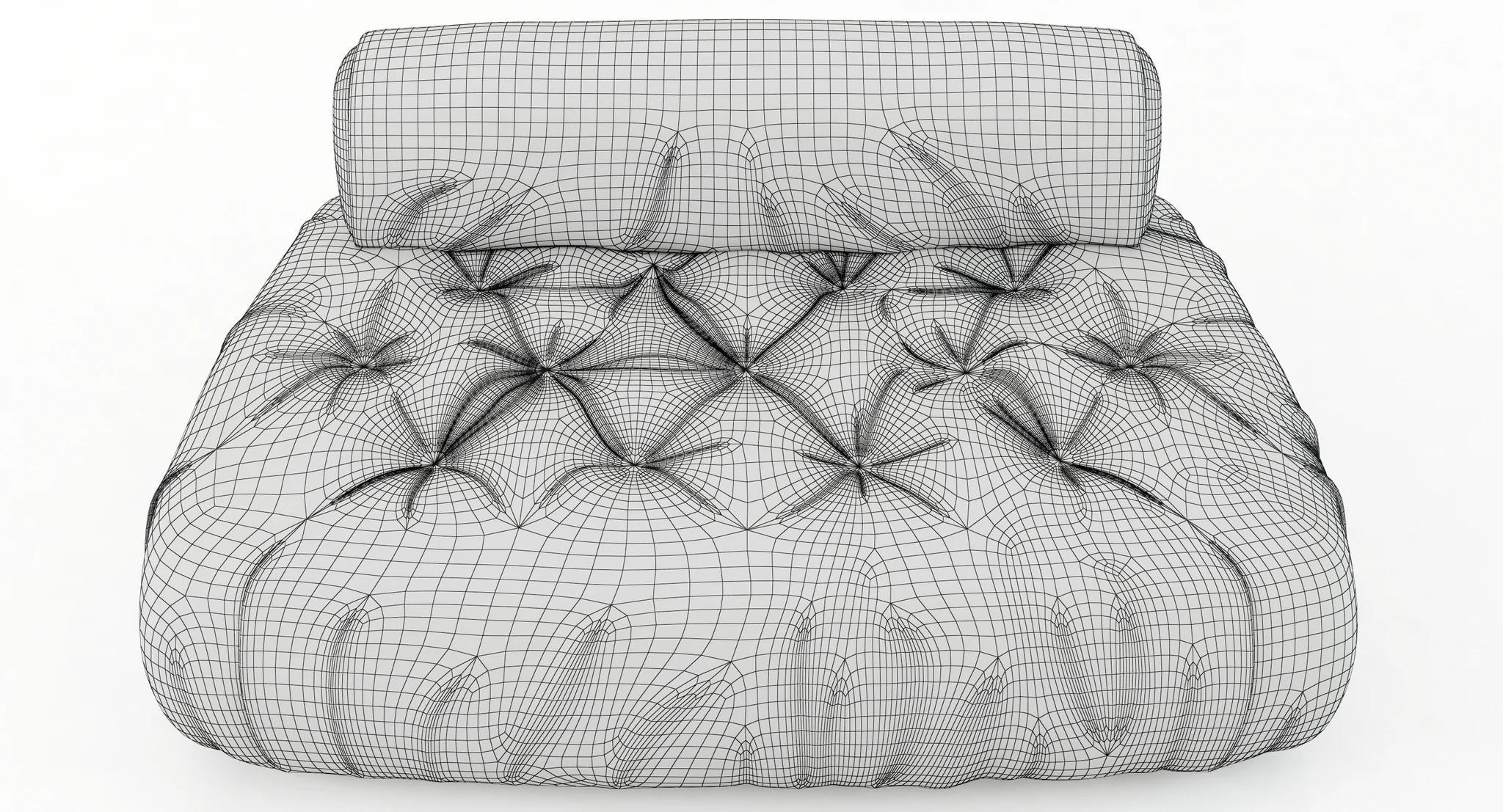 Baxter Mademoiselle Small Sofa — 3D model preview 16