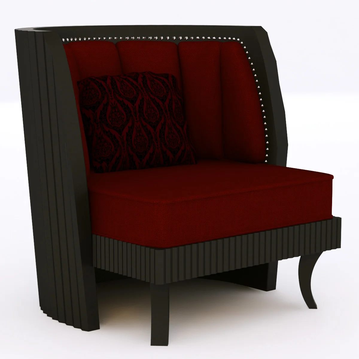 Francesko Molon P501 Armchair DIAGONAL — 3D model preview 2