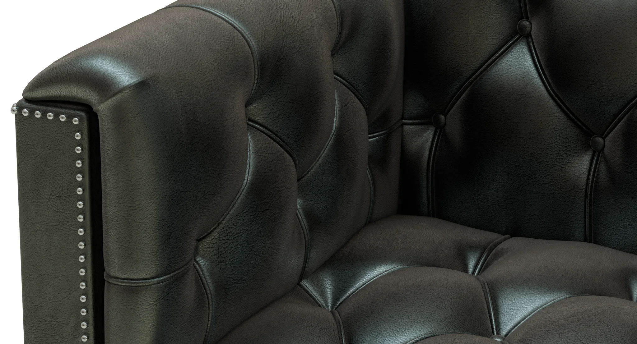 Bernhardt Paxton Sofa — 3D model preview 4