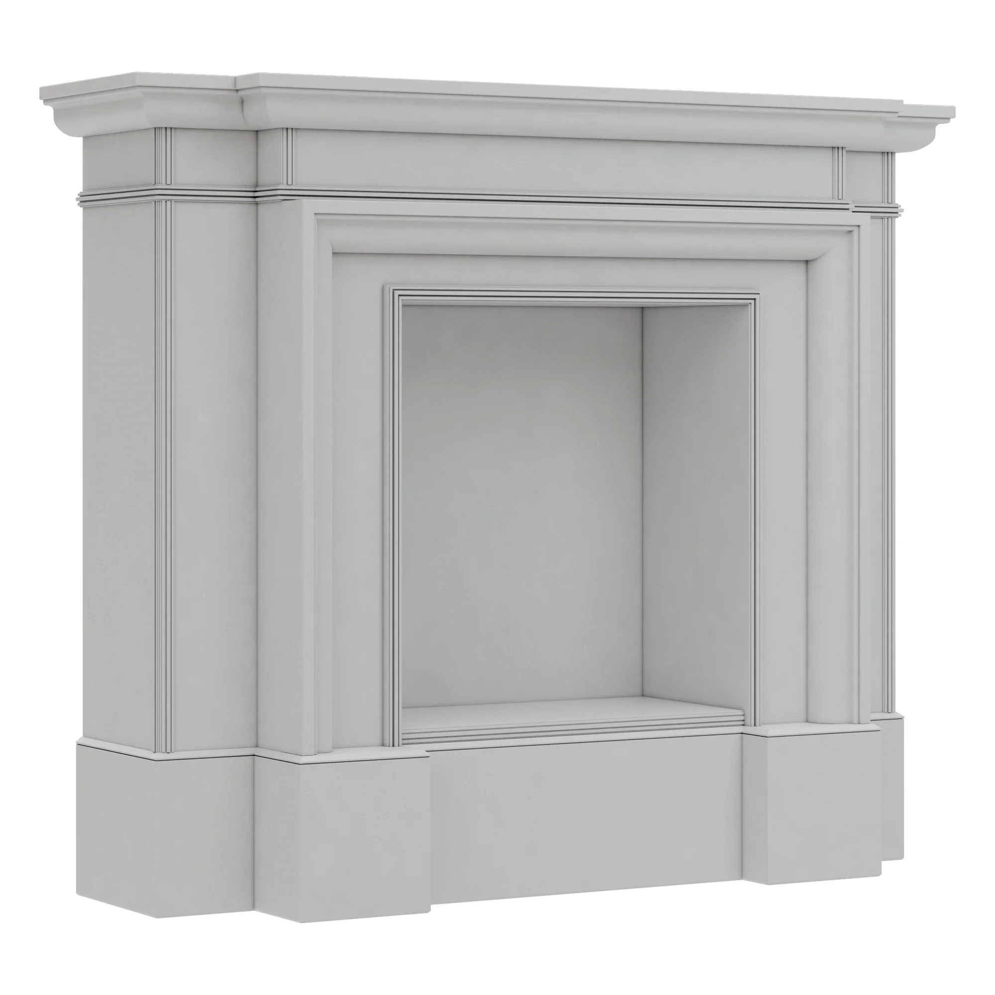 Dantone Home Fireplace — 3D model preview 1