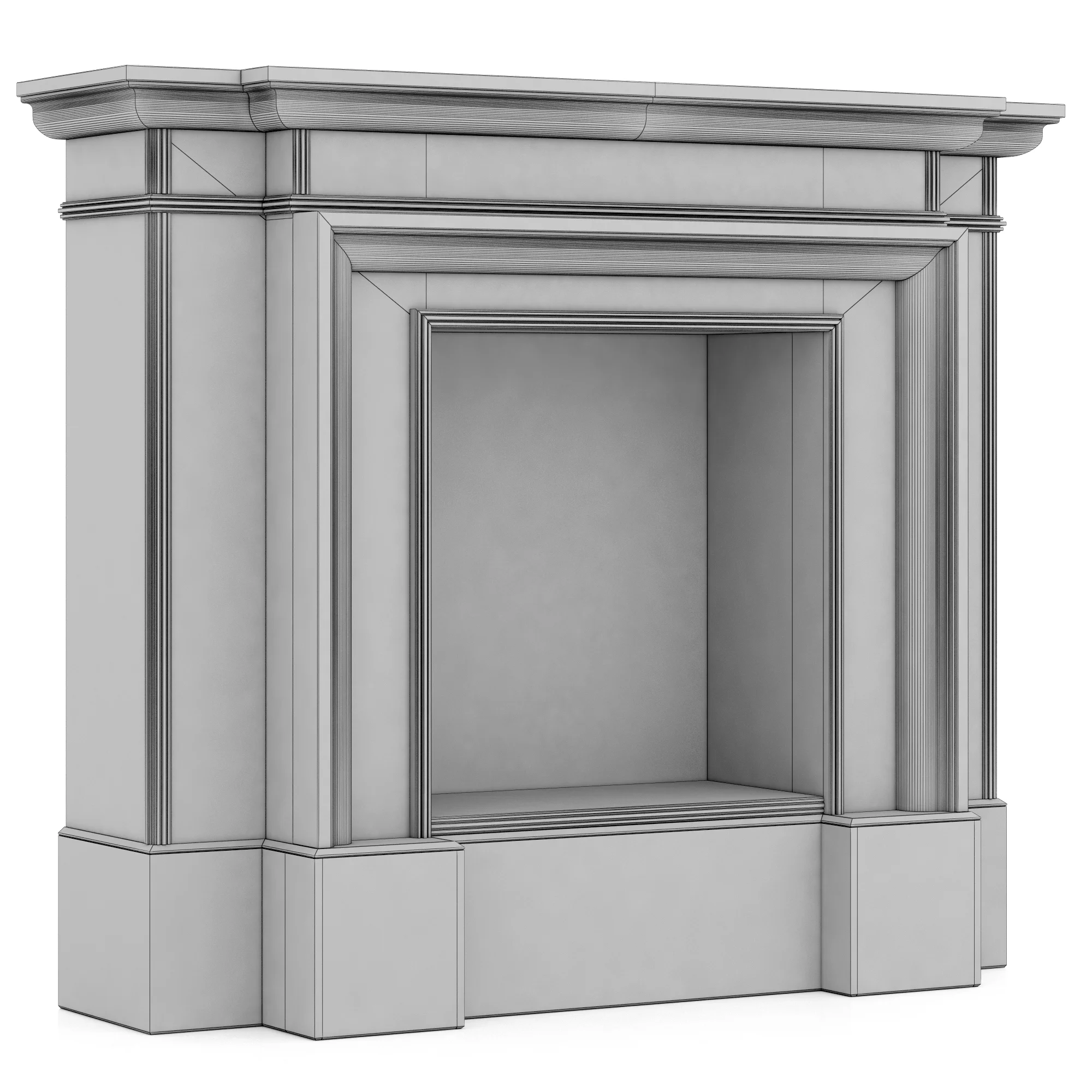 Dantone Home Fireplace — 3D model preview 7