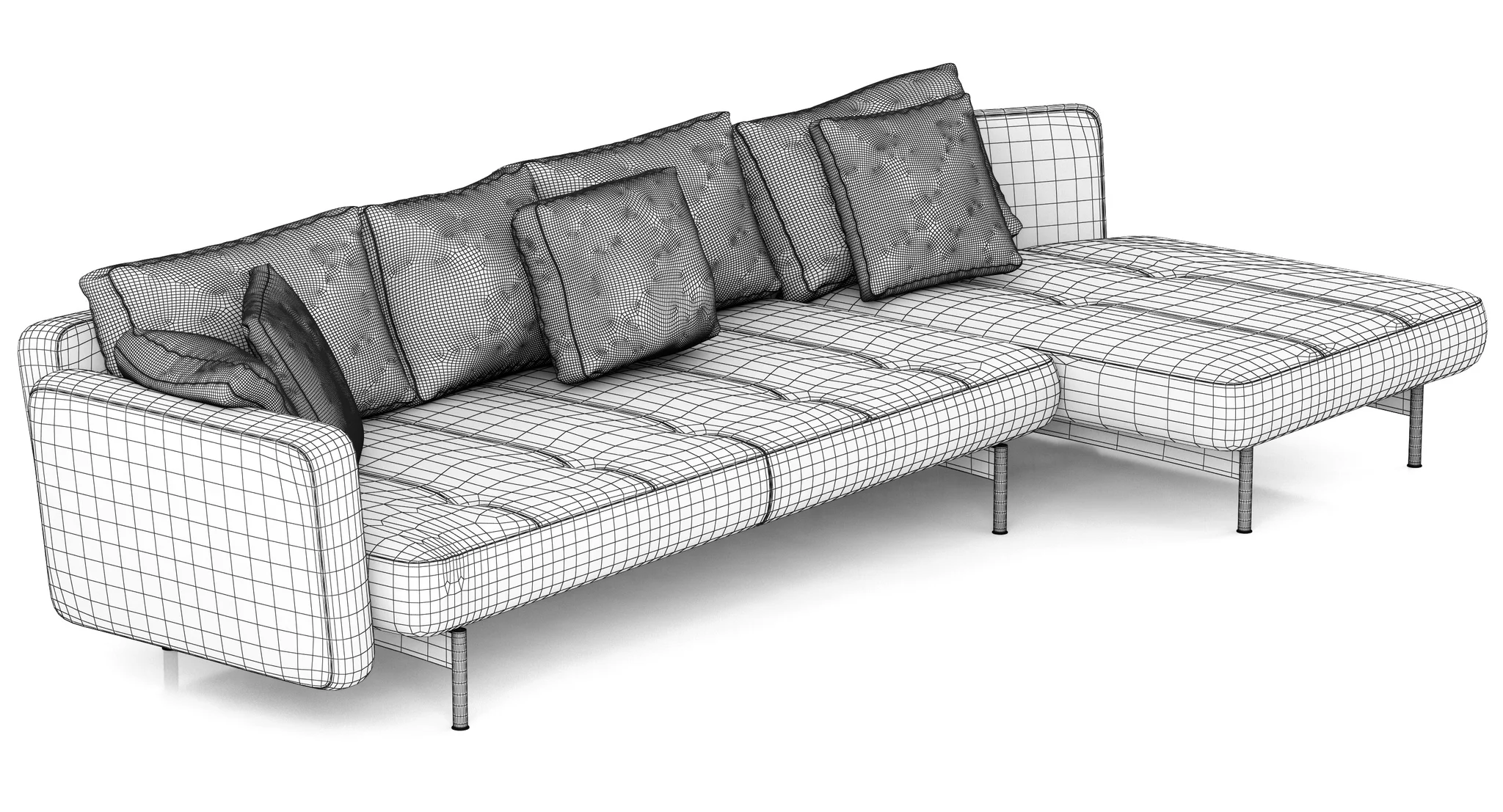 B&B Italia SAKE — 3D model preview 9
