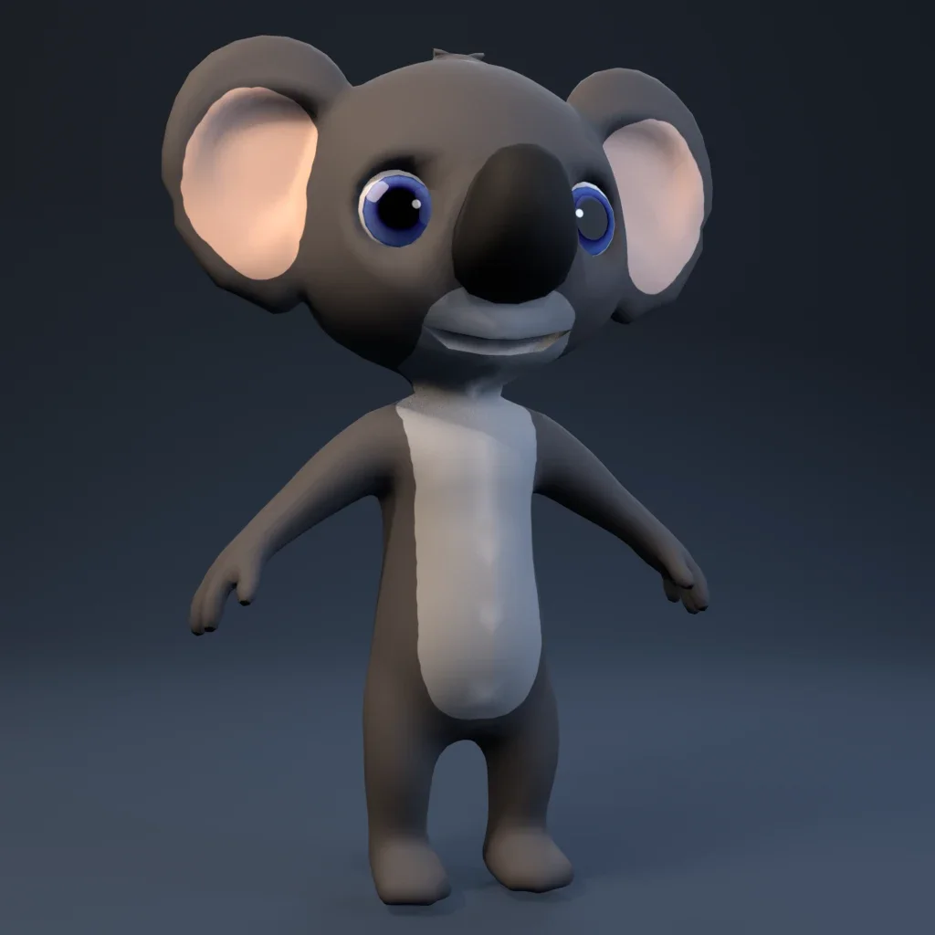 Anthro Koala Rigged