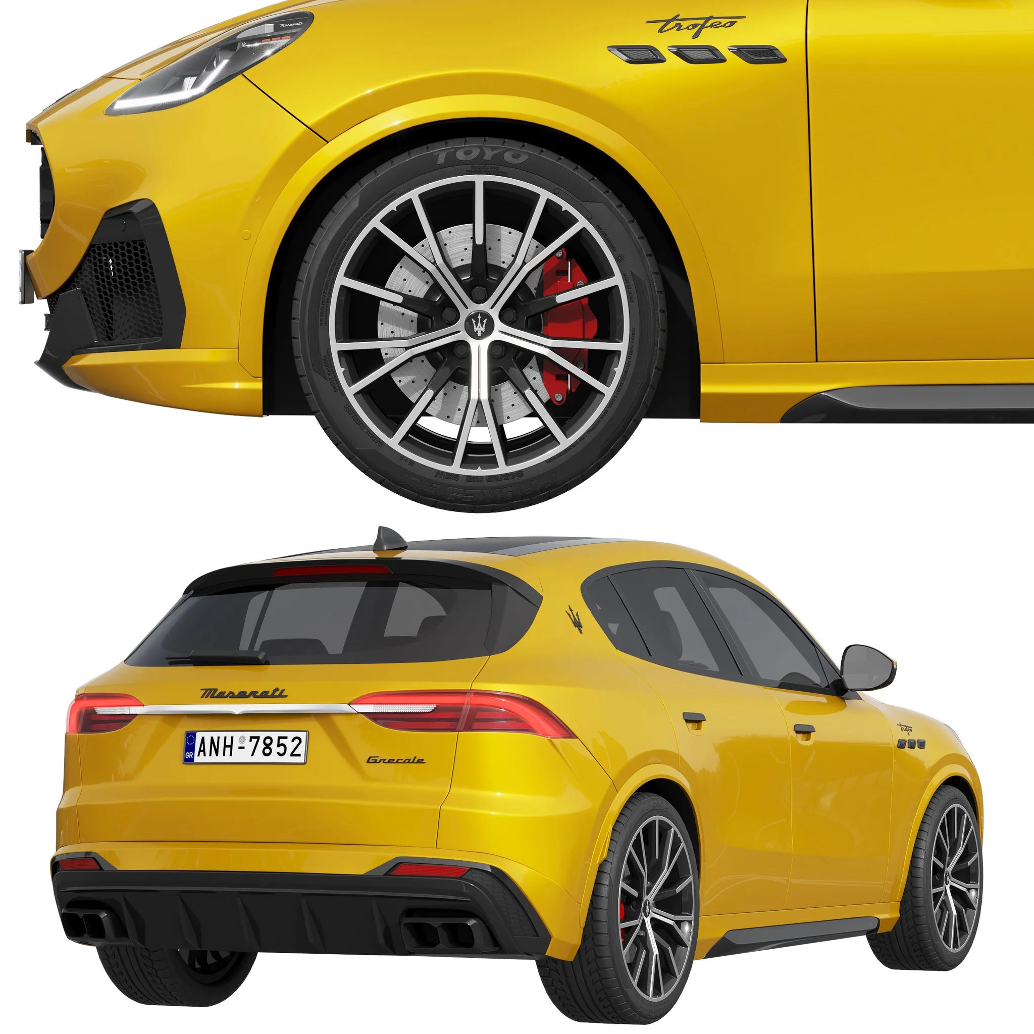 Maserati Grecale, 3D model preview 2