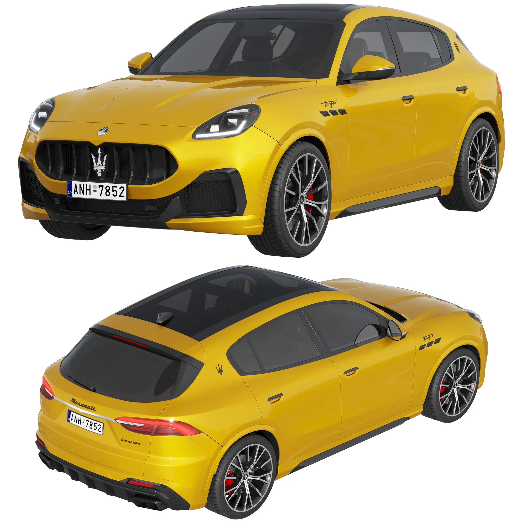 Maserati Grecale, 3D model preview 7