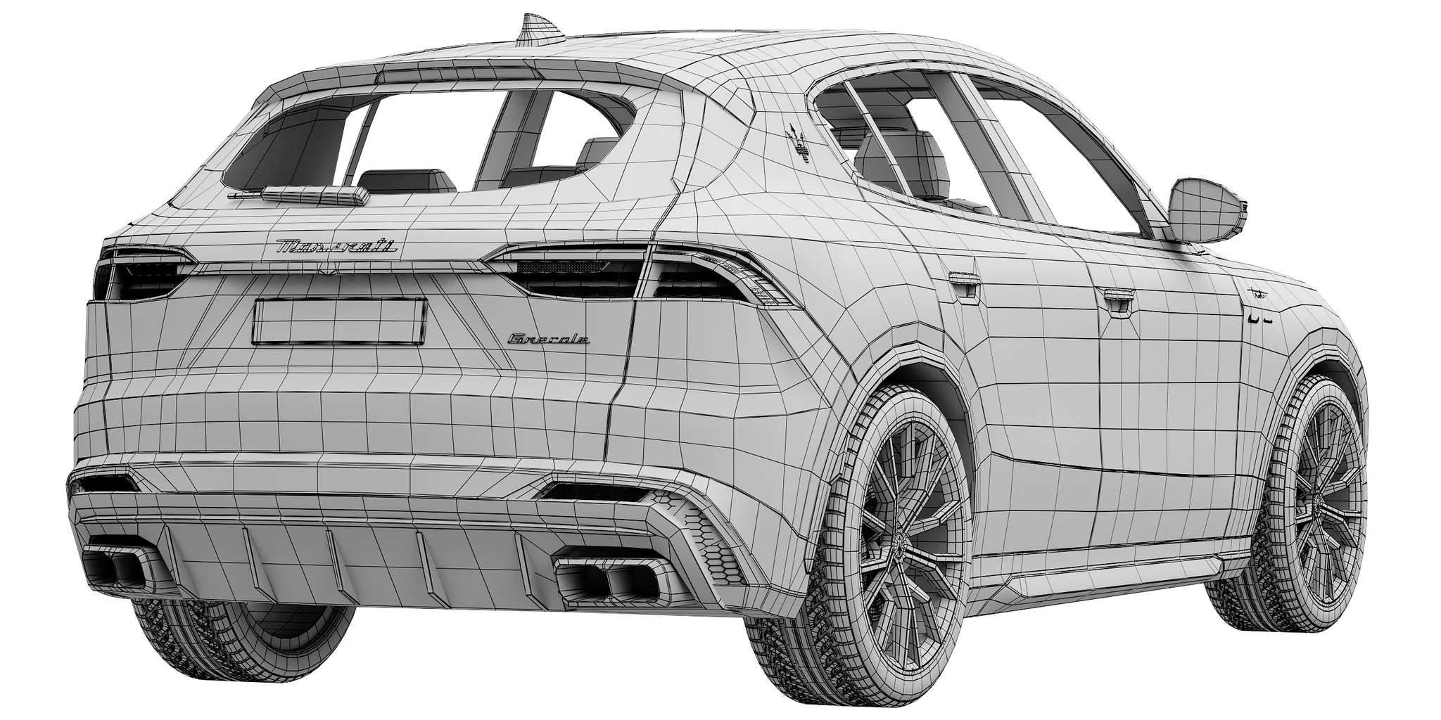 Maserati Grecale, 3D model preview 8