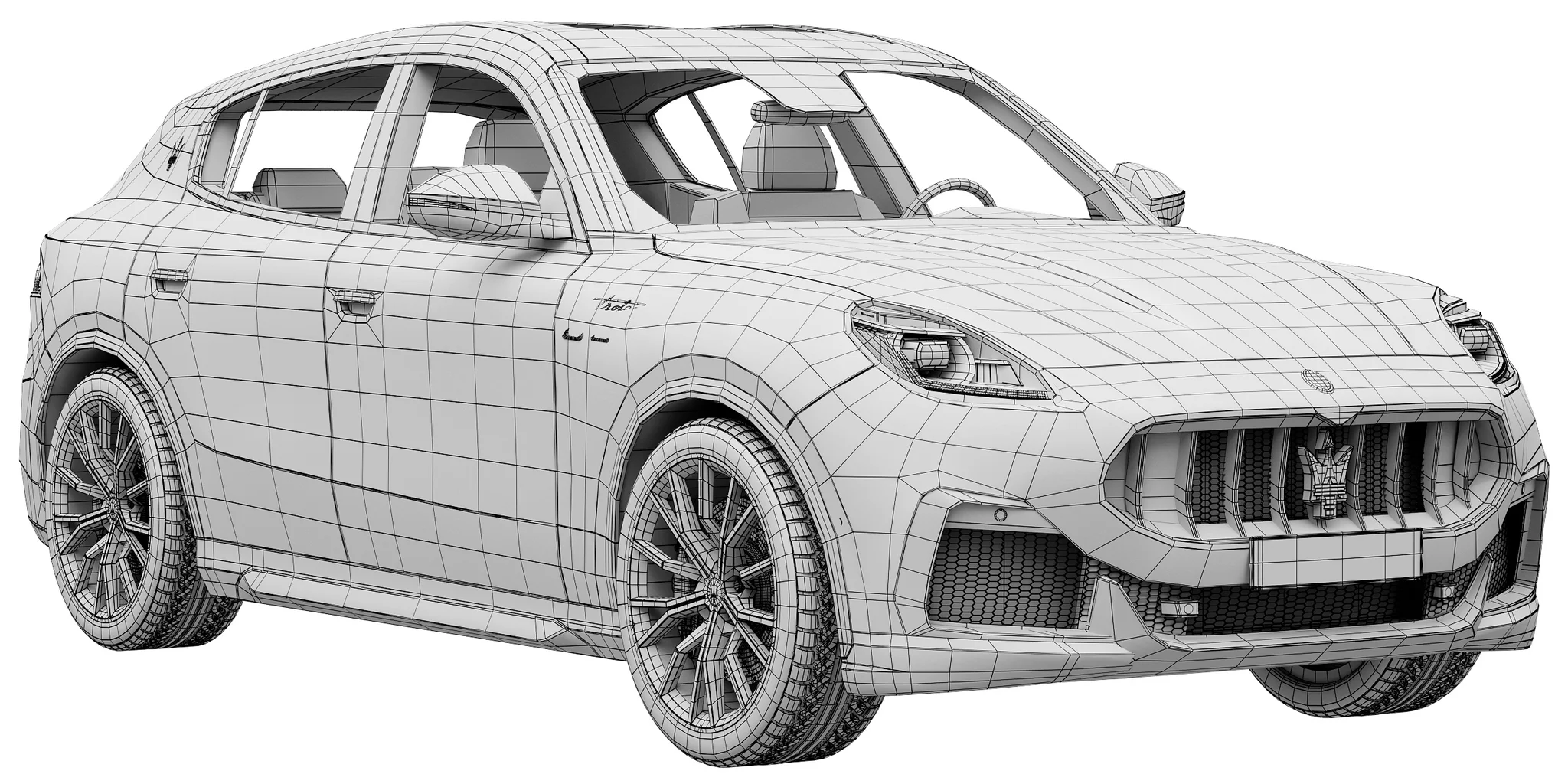 Maserati Grecale, 3D model preview 17
