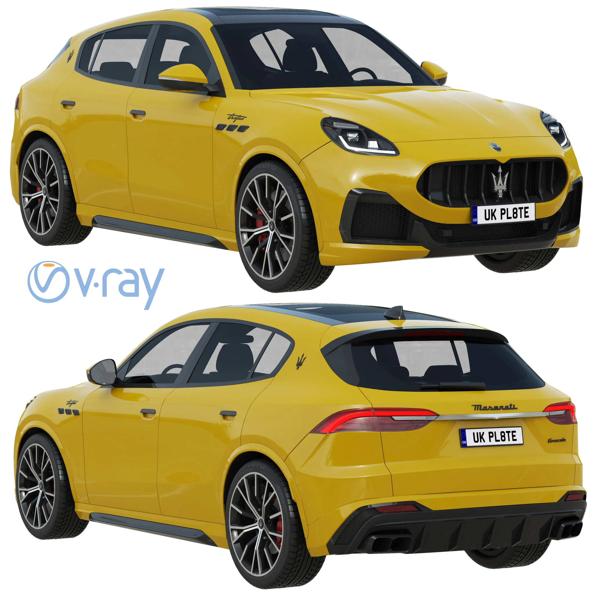 Maserati Grecale, 3D model preview 20