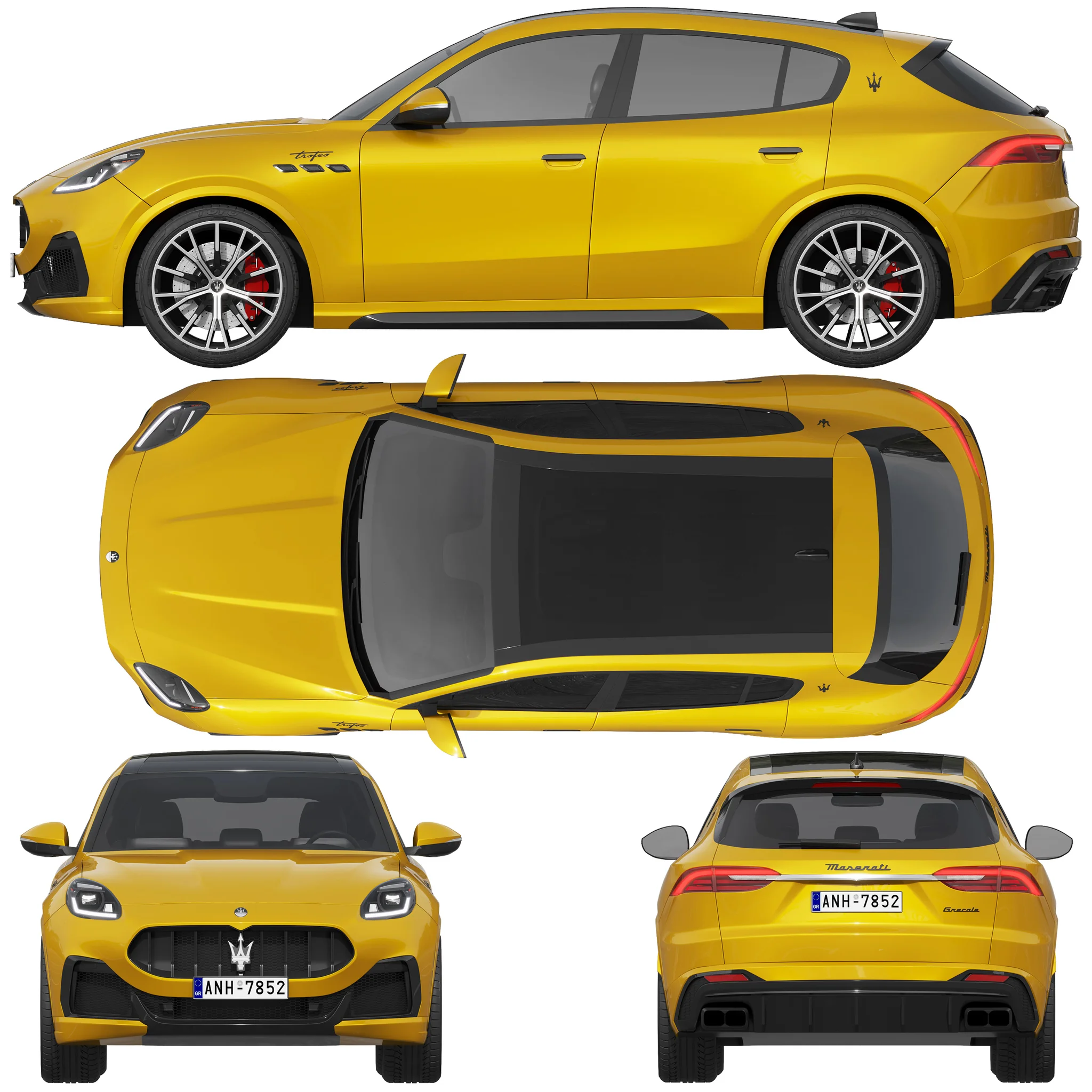 Maserati Grecale, 3D model preview 28