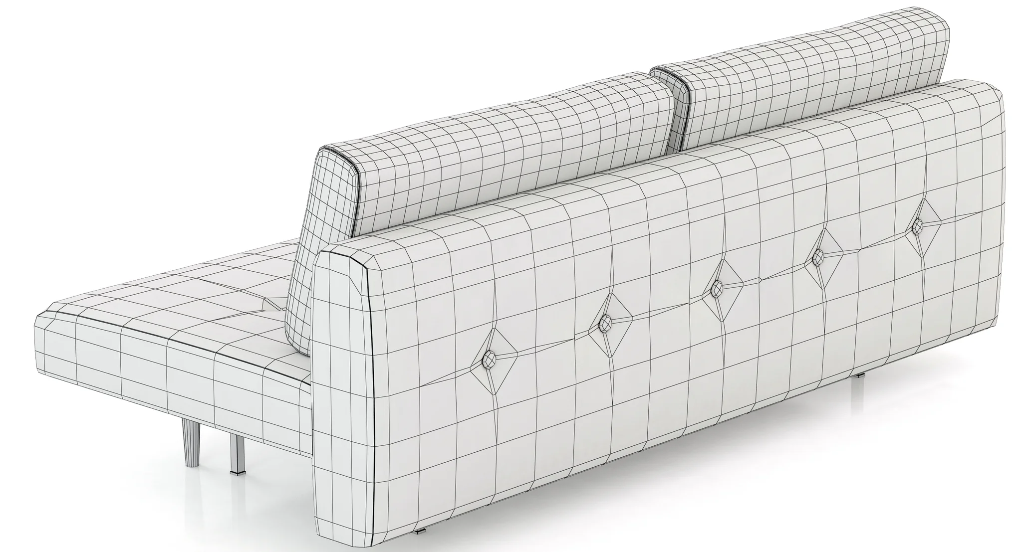 Innovation Recast Sofa — 3D model preview 8