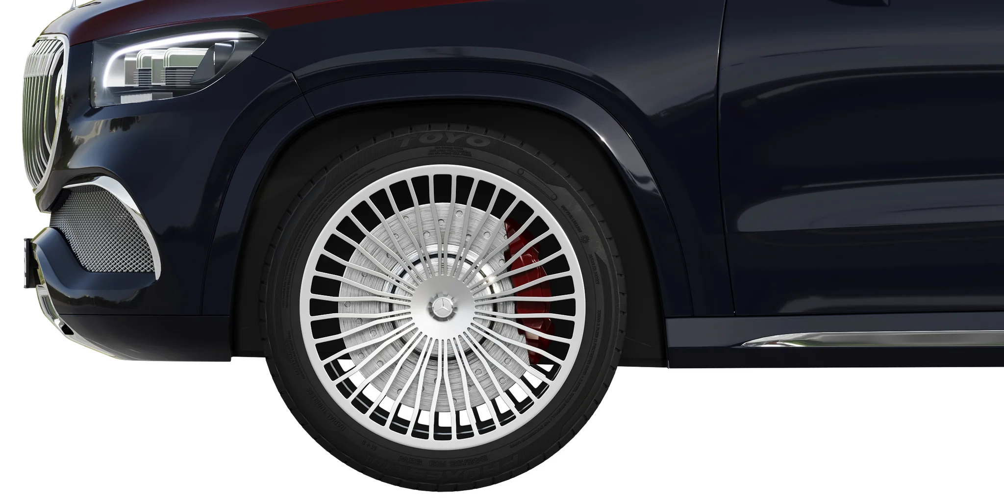Mercedes Benz Maybach GLS, 3D model preview 1
