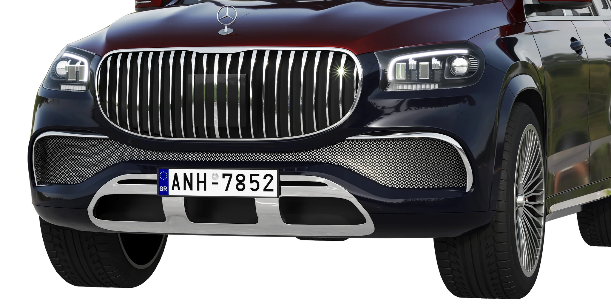 Mercedes Benz Maybach GLS, 3D model preview 2