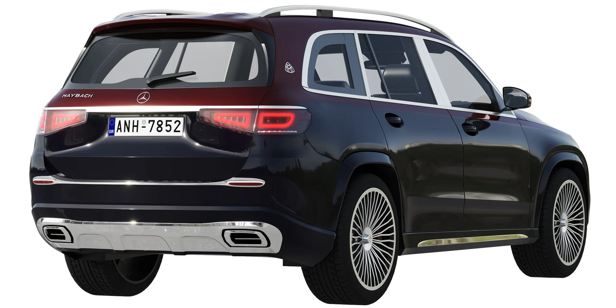 Mercedes Benz Maybach GLS, 3D model preview 6