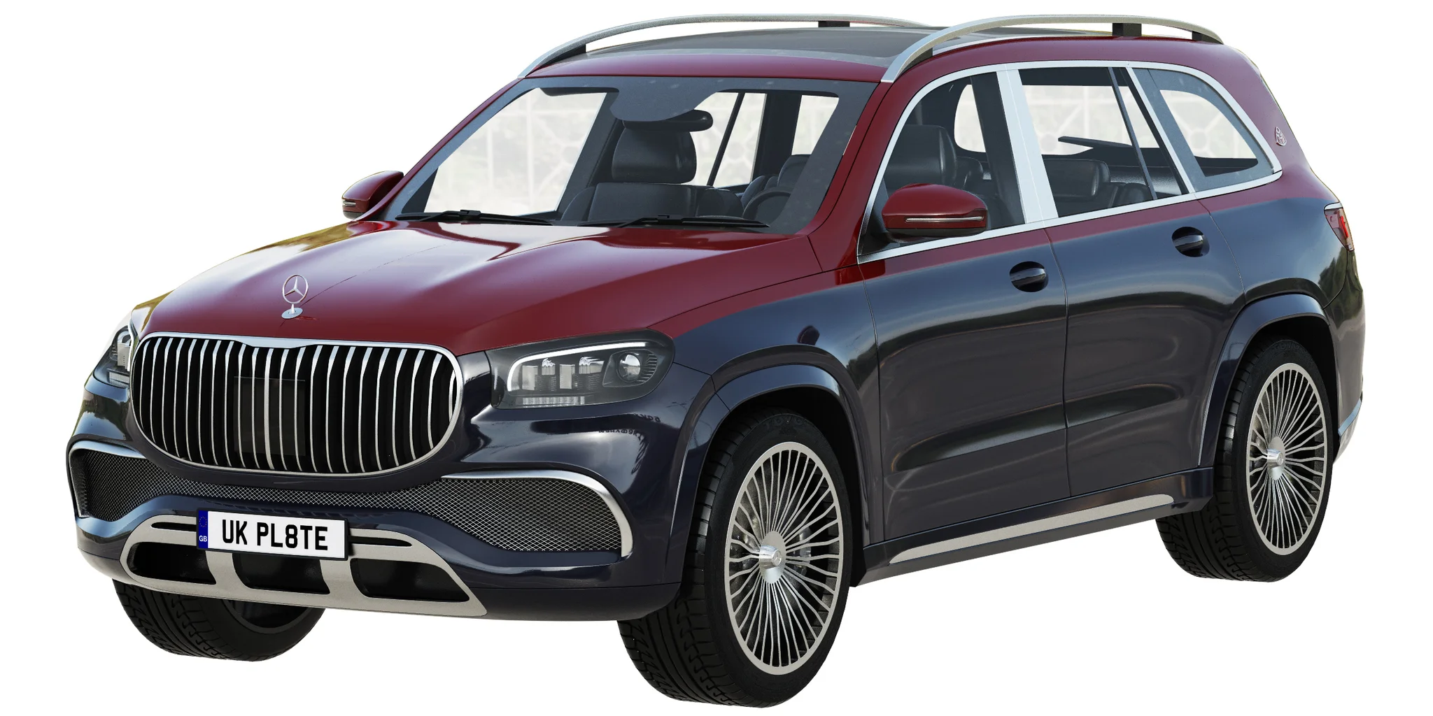 Mercedes Benz Maybach GLS, 3D model preview 13