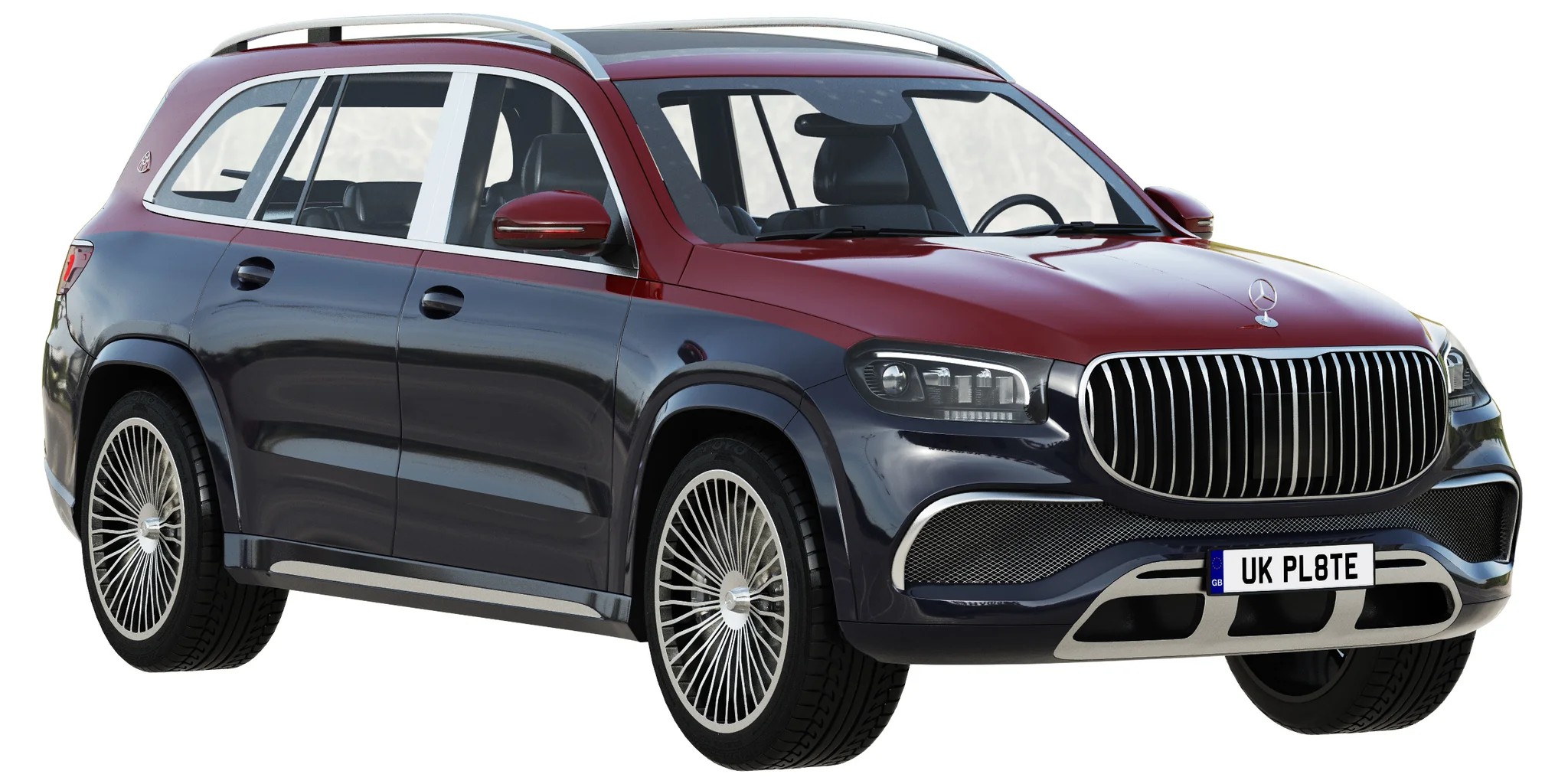 Mercedes Benz Maybach GLS, 3D model preview 19