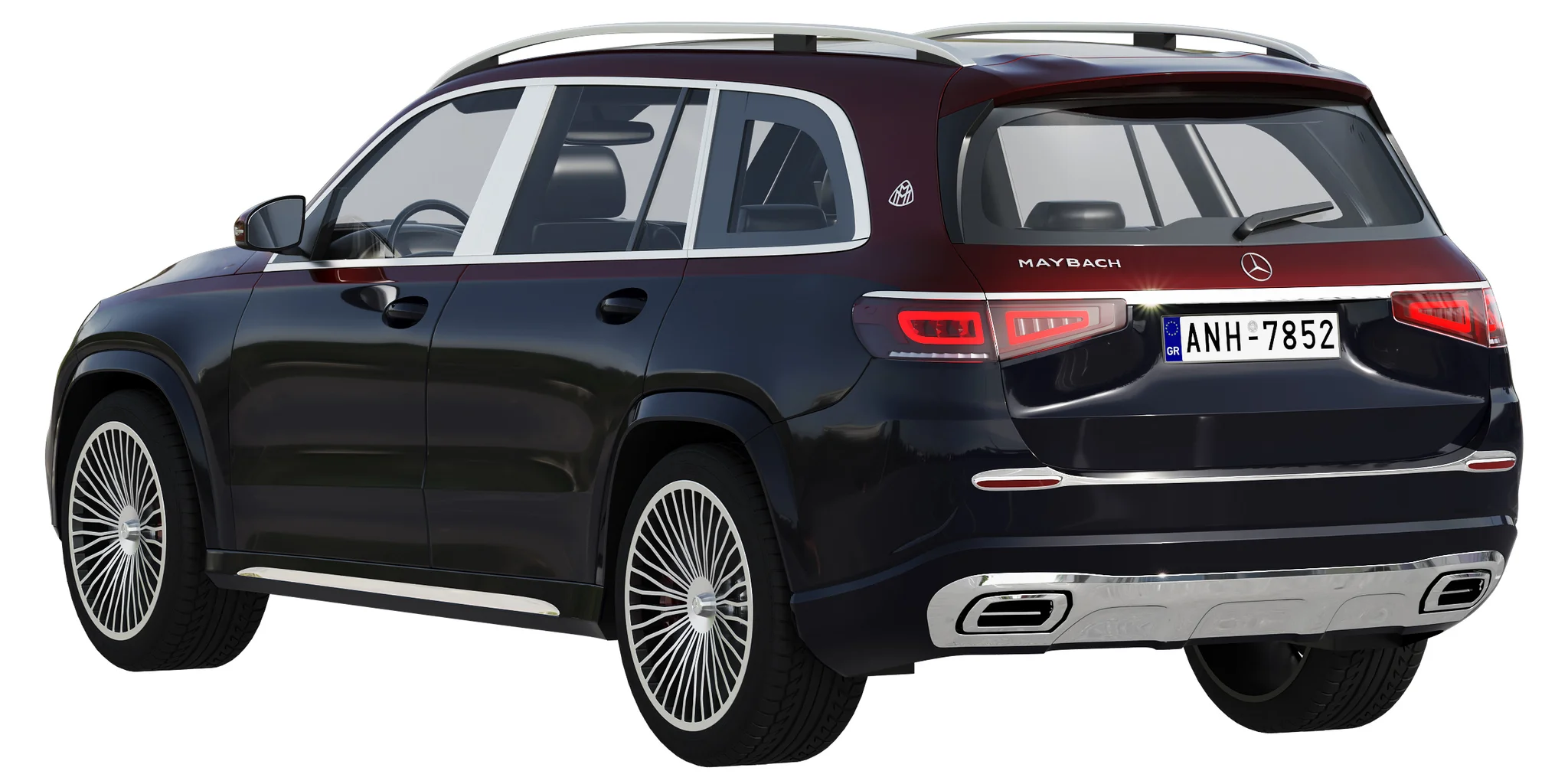 Mercedes Benz Maybach GLS, 3D model preview 21