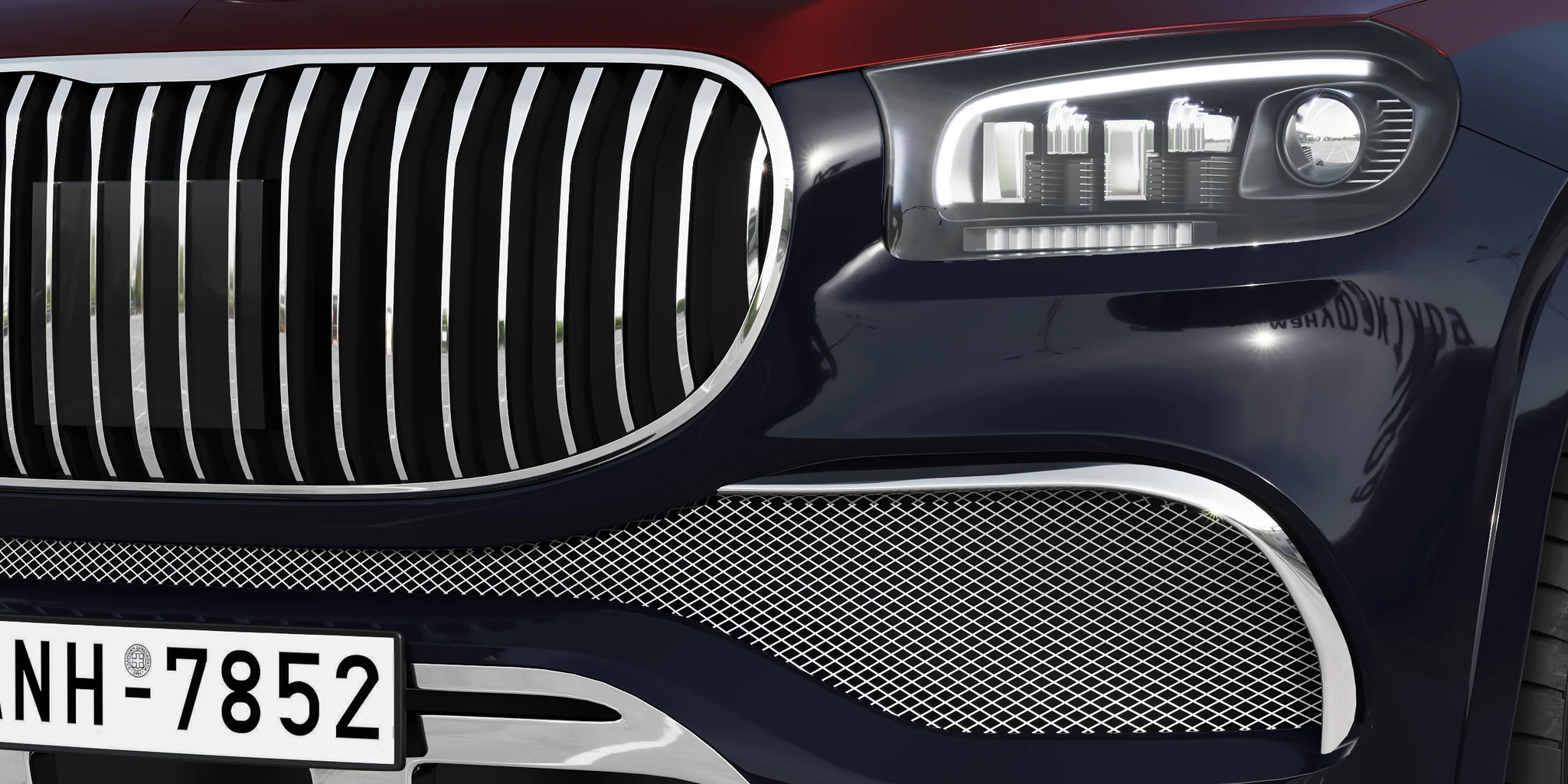 Mercedes Benz Maybach GLS, 3D model preview 25