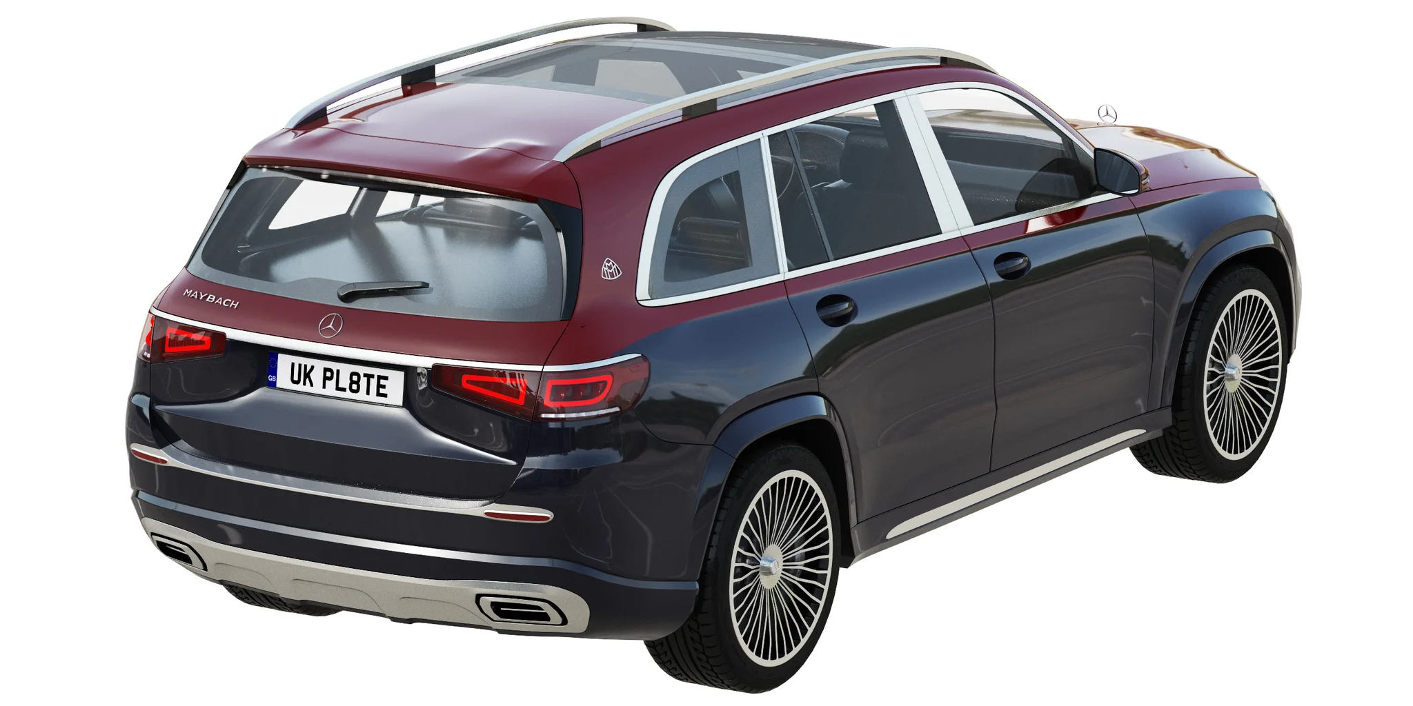 Mercedes Benz Maybach GLS, 3D model preview 36