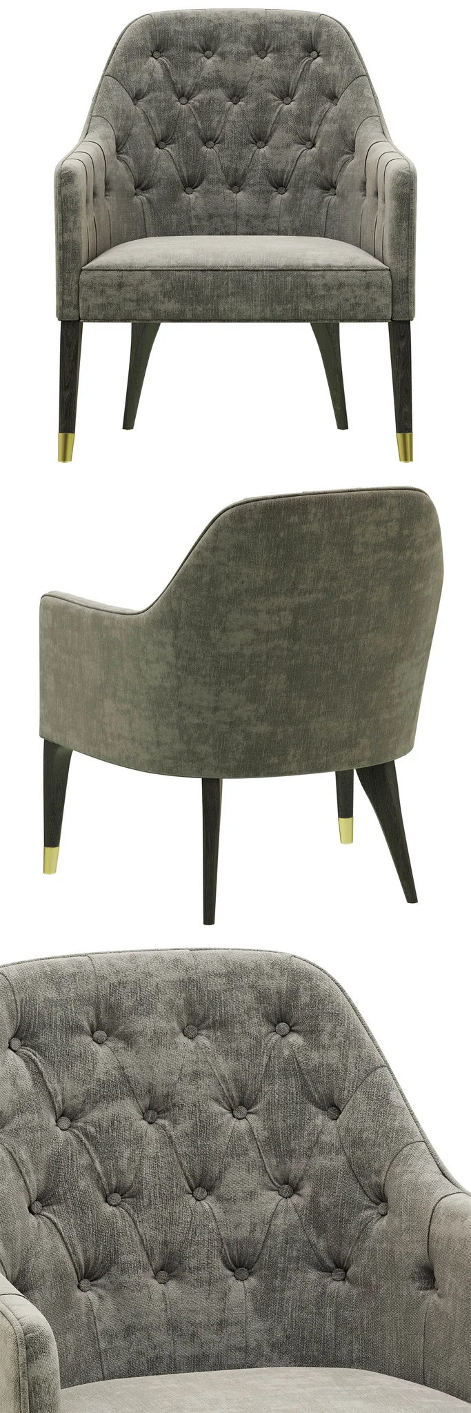 Eichholtz Chair Cyrus — 3D model preview 7