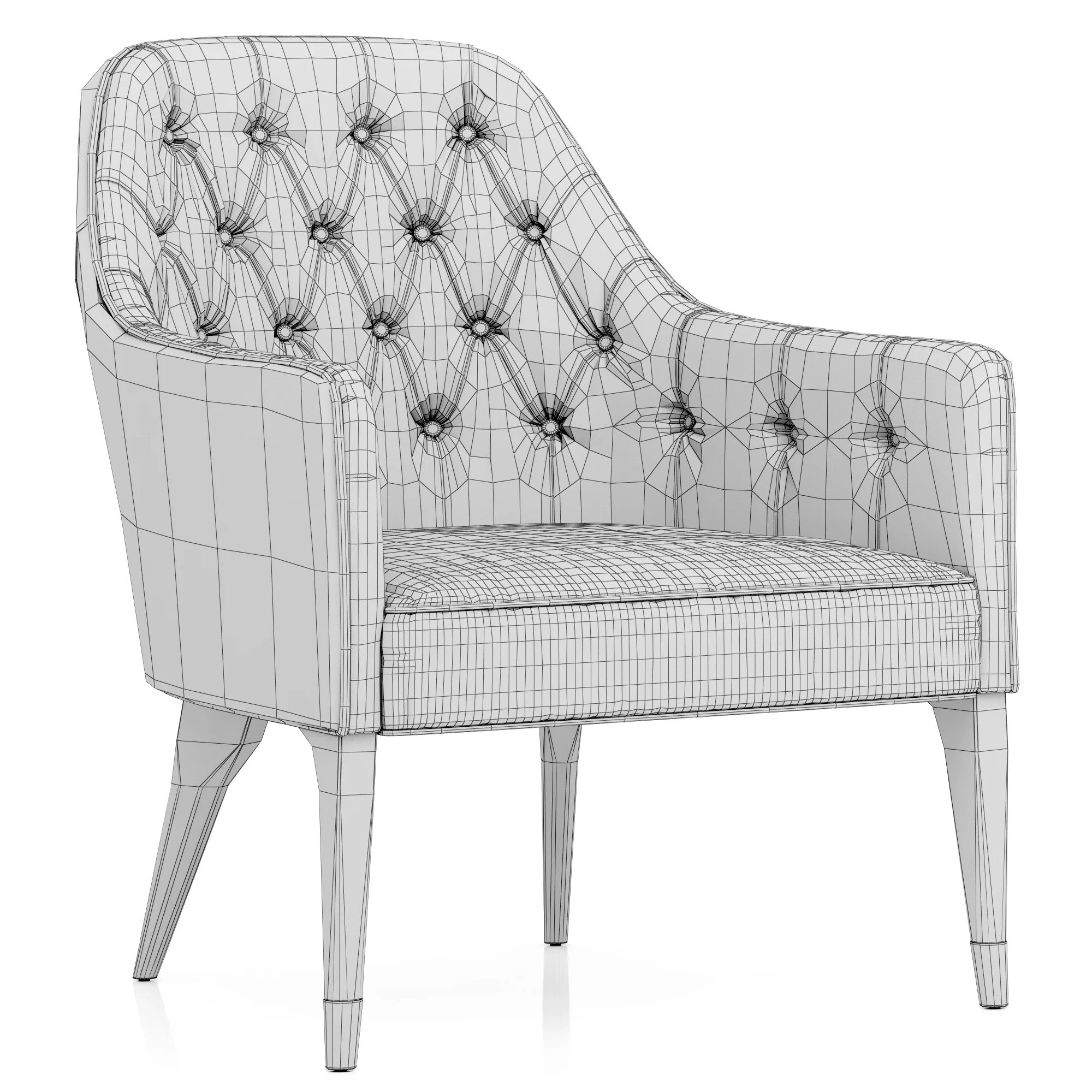 Eichholtz Chair Cyrus — 3D model preview 8