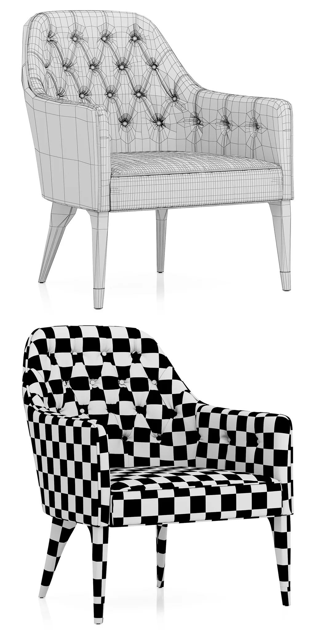 Eichholtz Chair Cyrus — 3D model preview 9