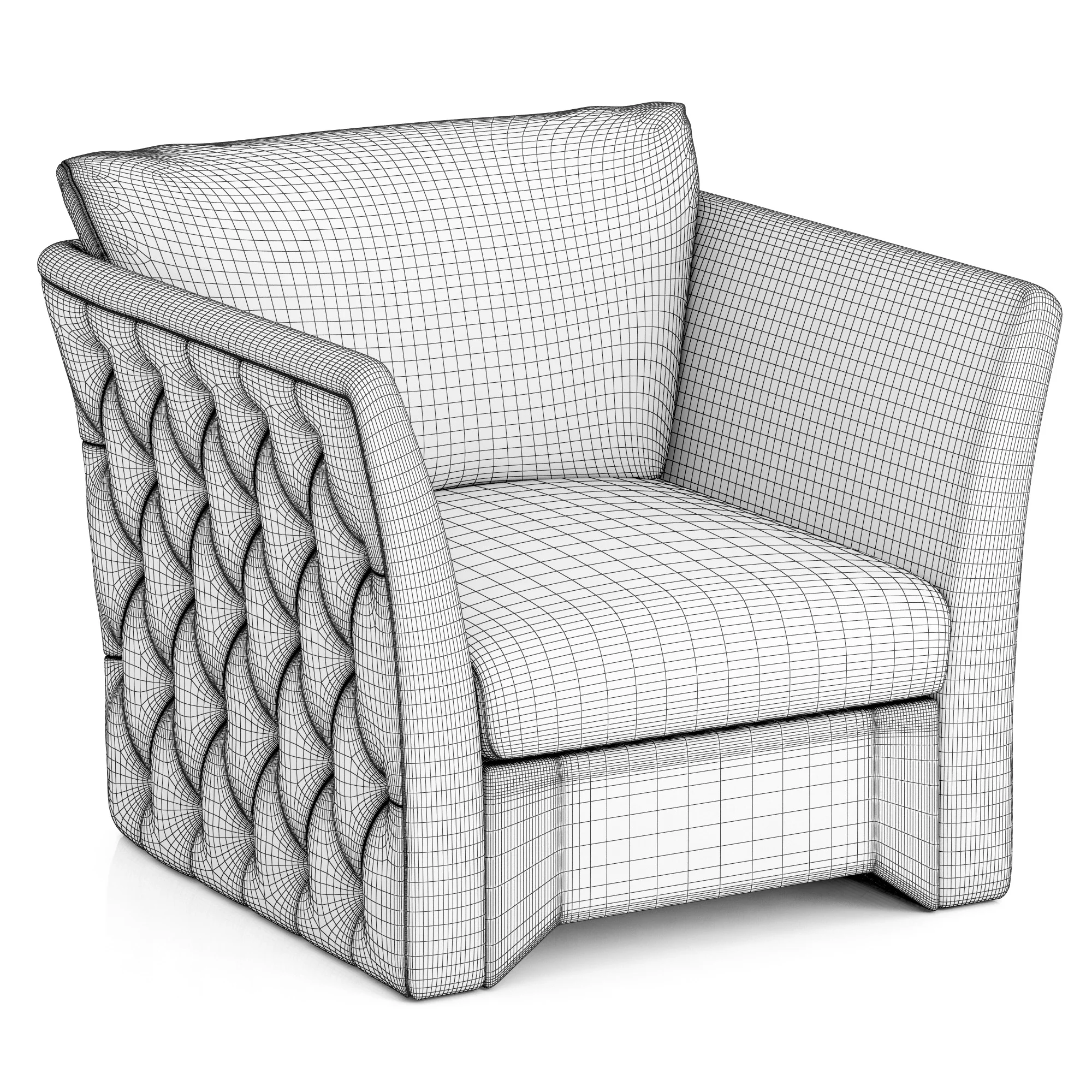 Smania Giano Armchair — 3D model preview 1