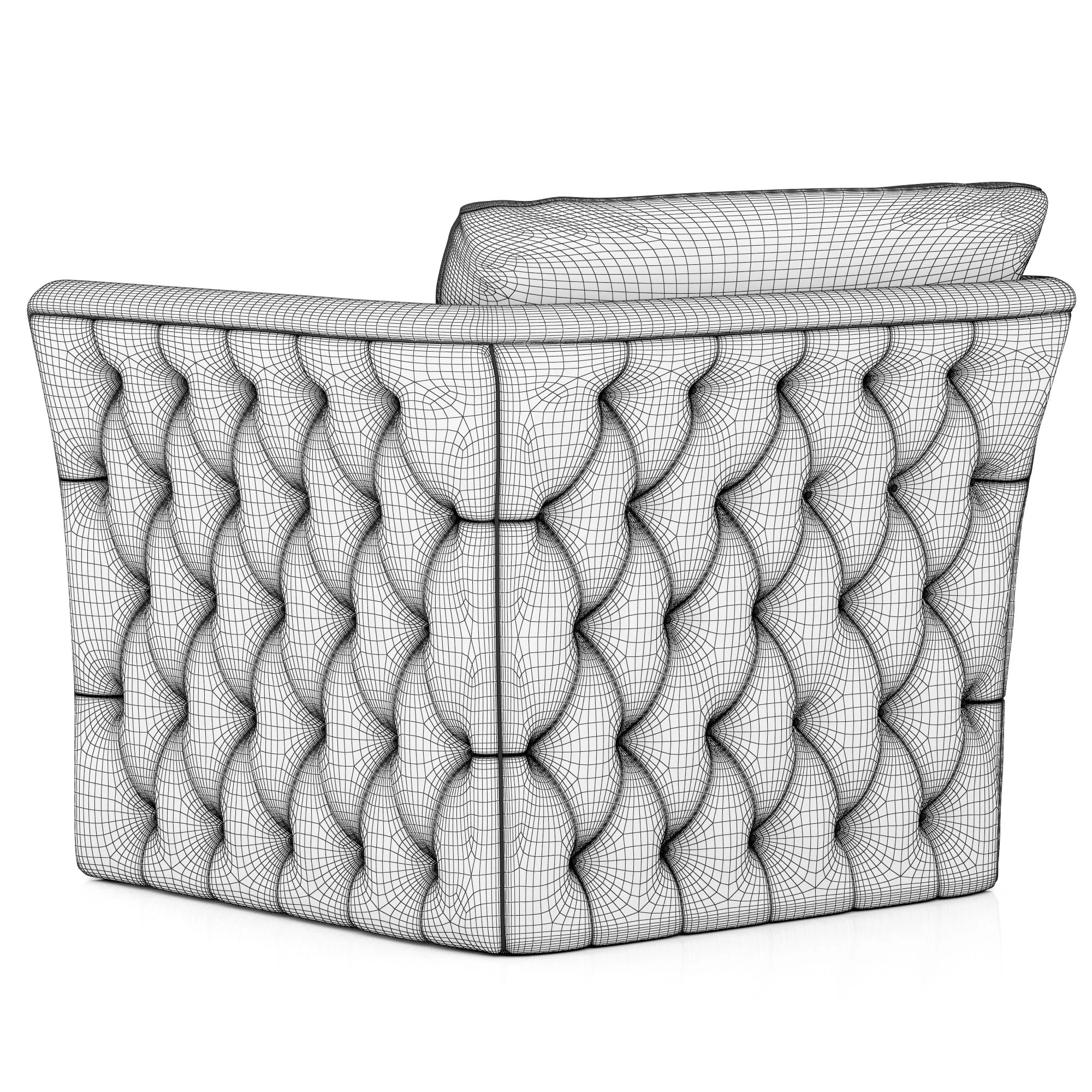 Smania Giano Armchair — 3D model preview 7