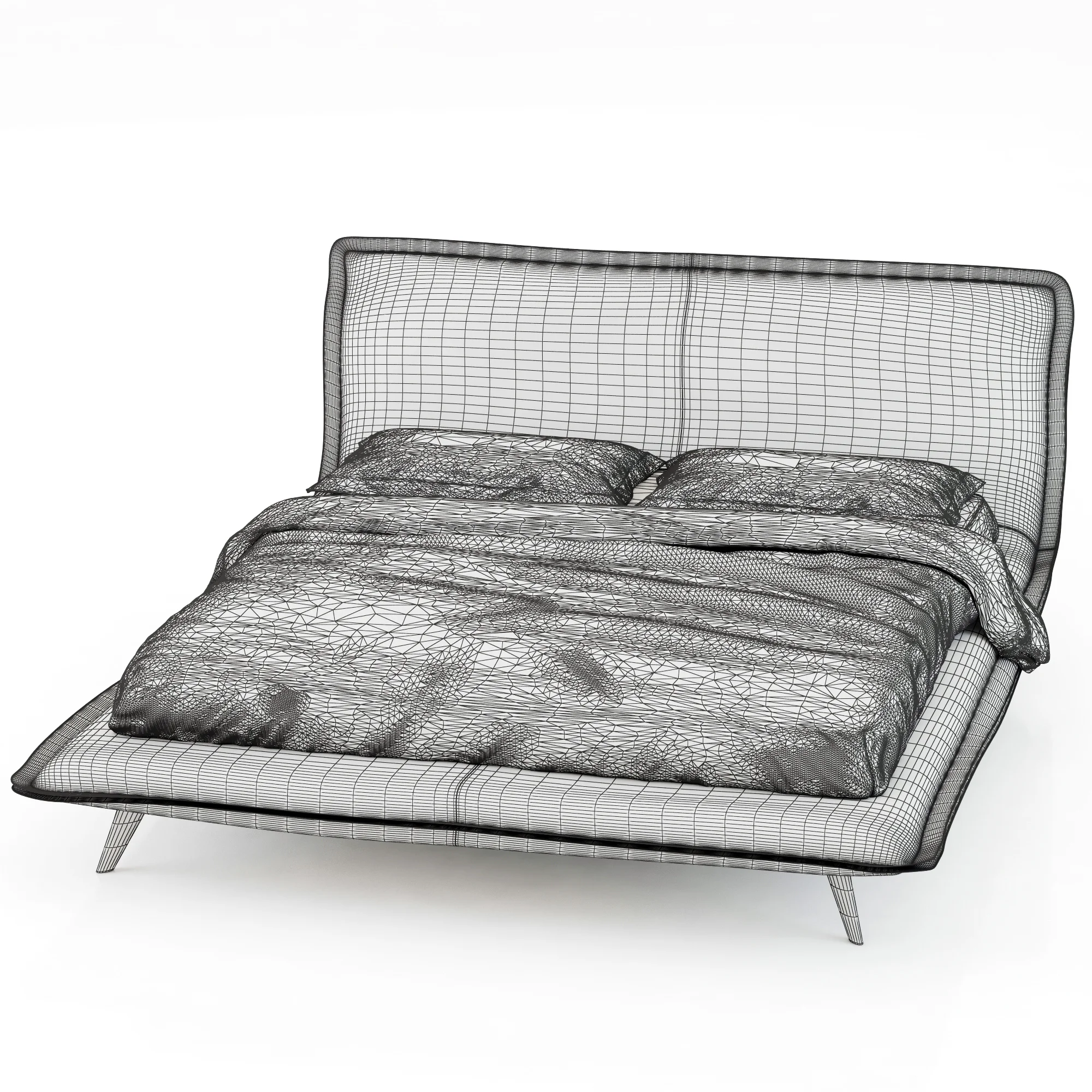 Natuzzi PIUMA, 3D model preview 1