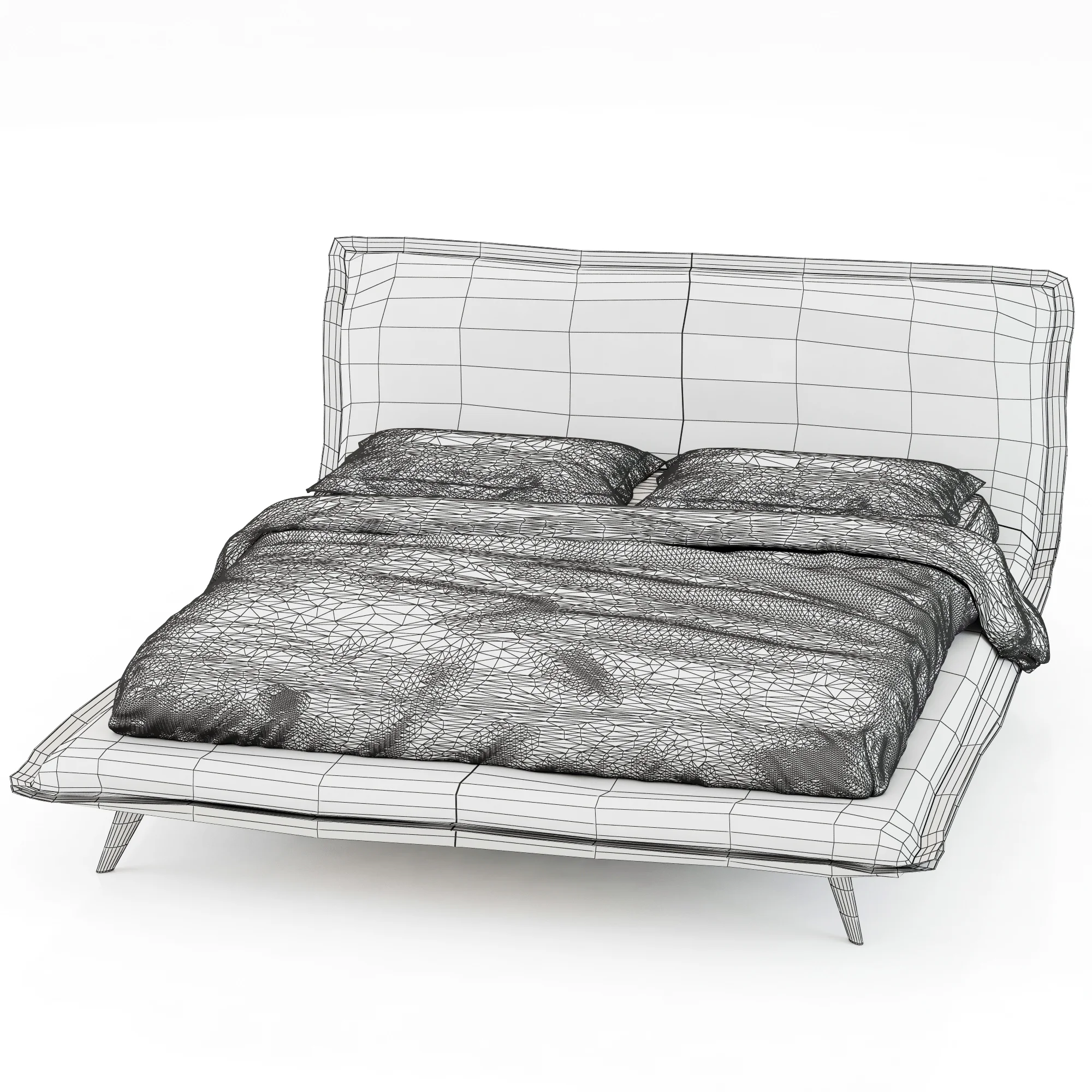 Natuzzi PIUMA, 3D model preview 2