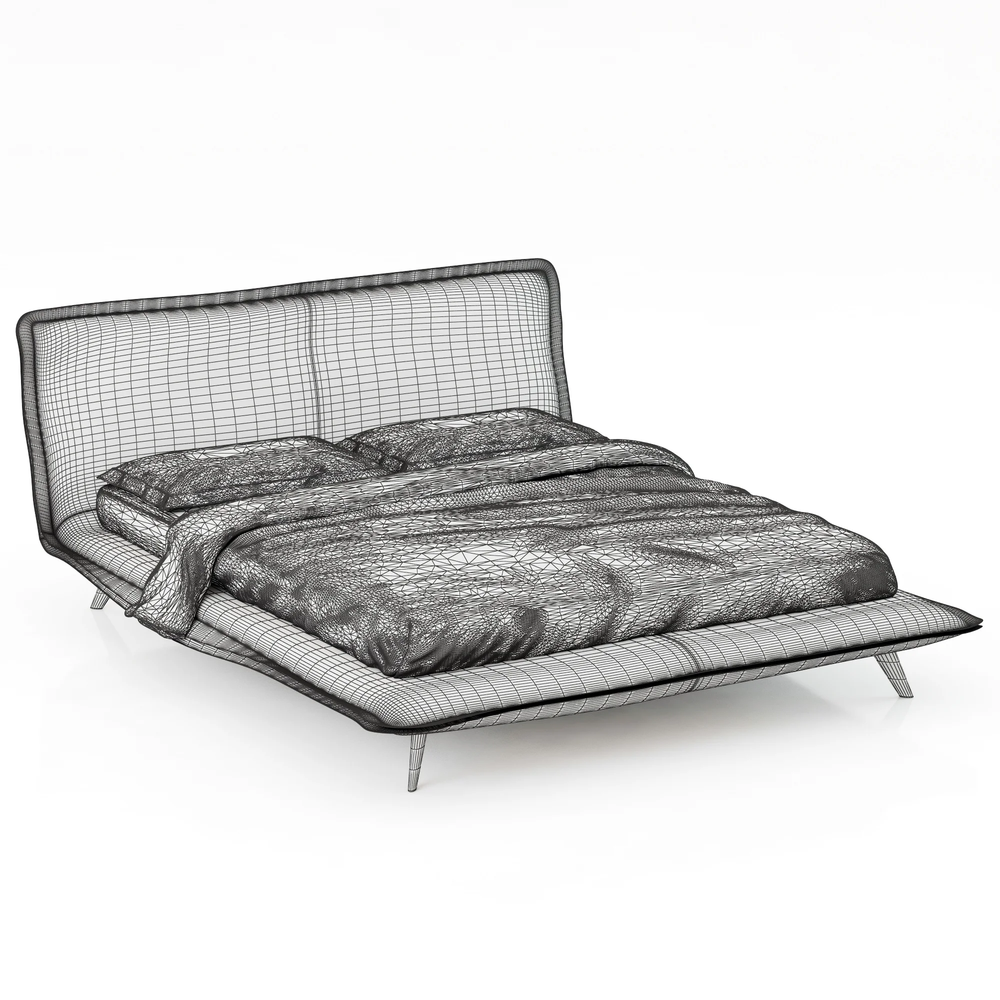Natuzzi PIUMA, 3D model preview 4